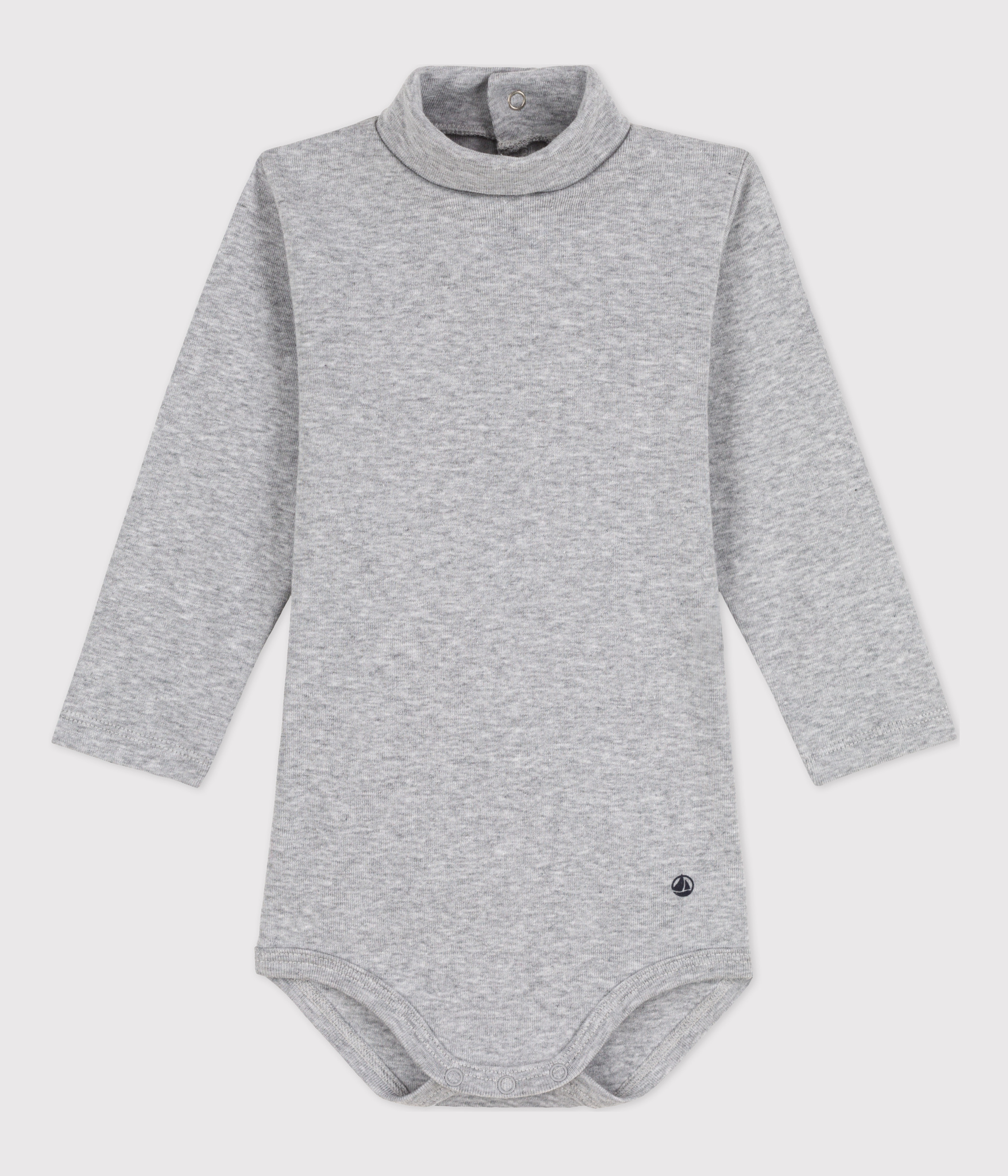 Petit Bateau Body bébé manches longues collerette bleu smoking