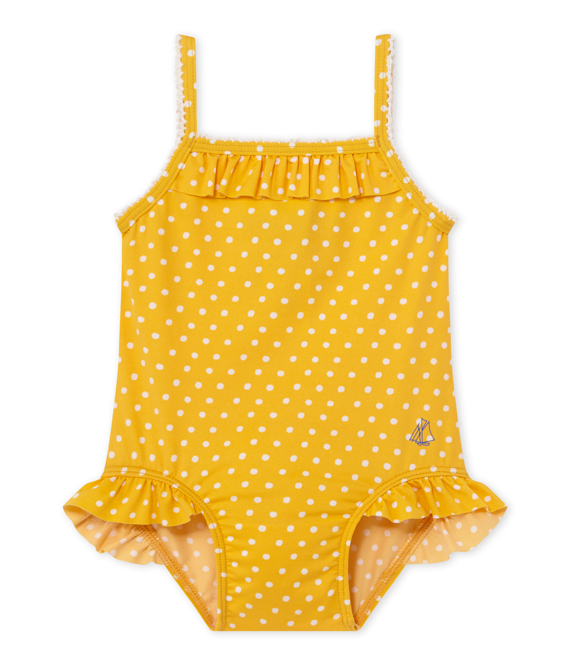 Maillot De Bain Bebe Fille A Pois Fusion Marshmallow Petit Bateau Maillot De Bain Bebe Fille A Pois Fusion Marshmallow Petit Bateau