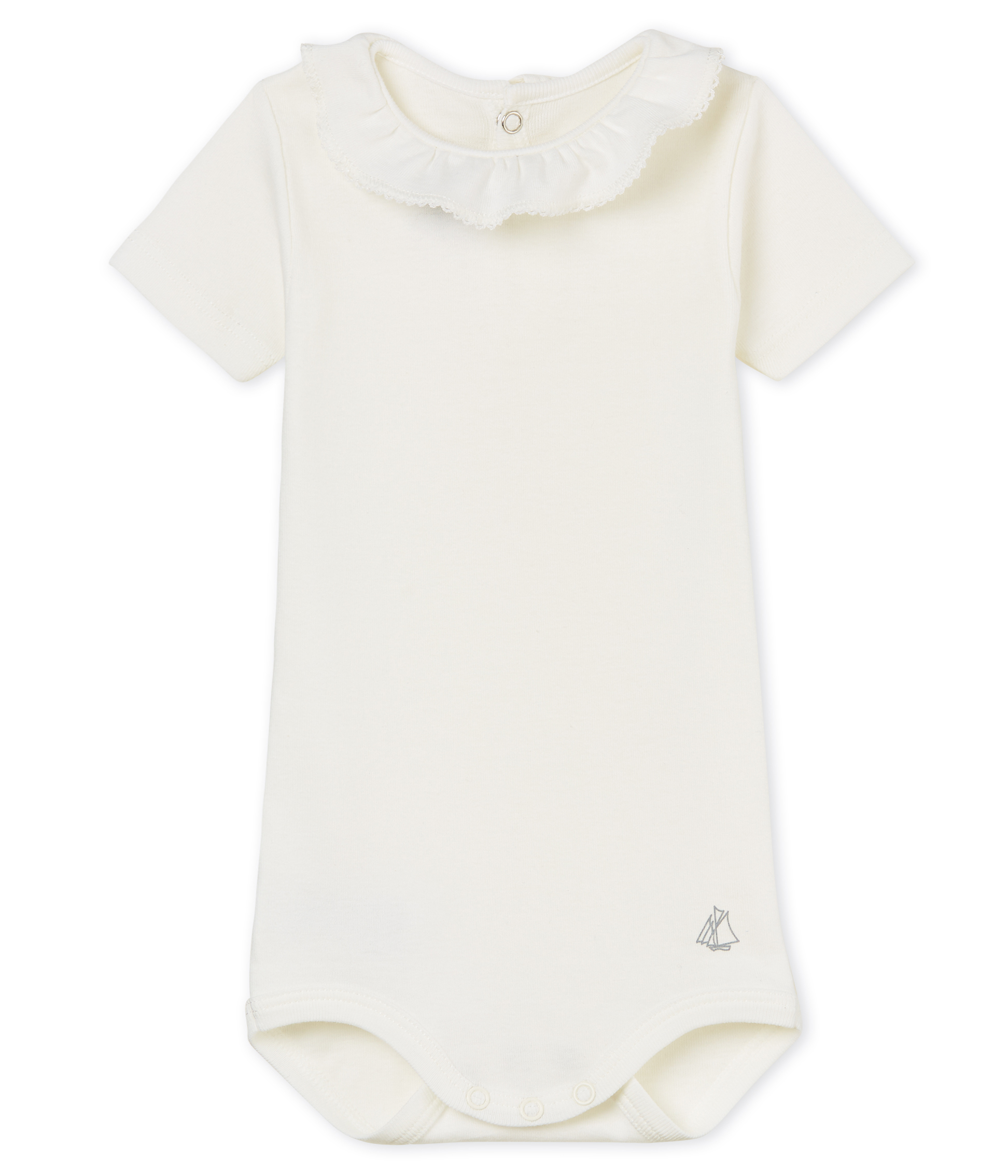 Body manches courtes avec collerette bébé fille