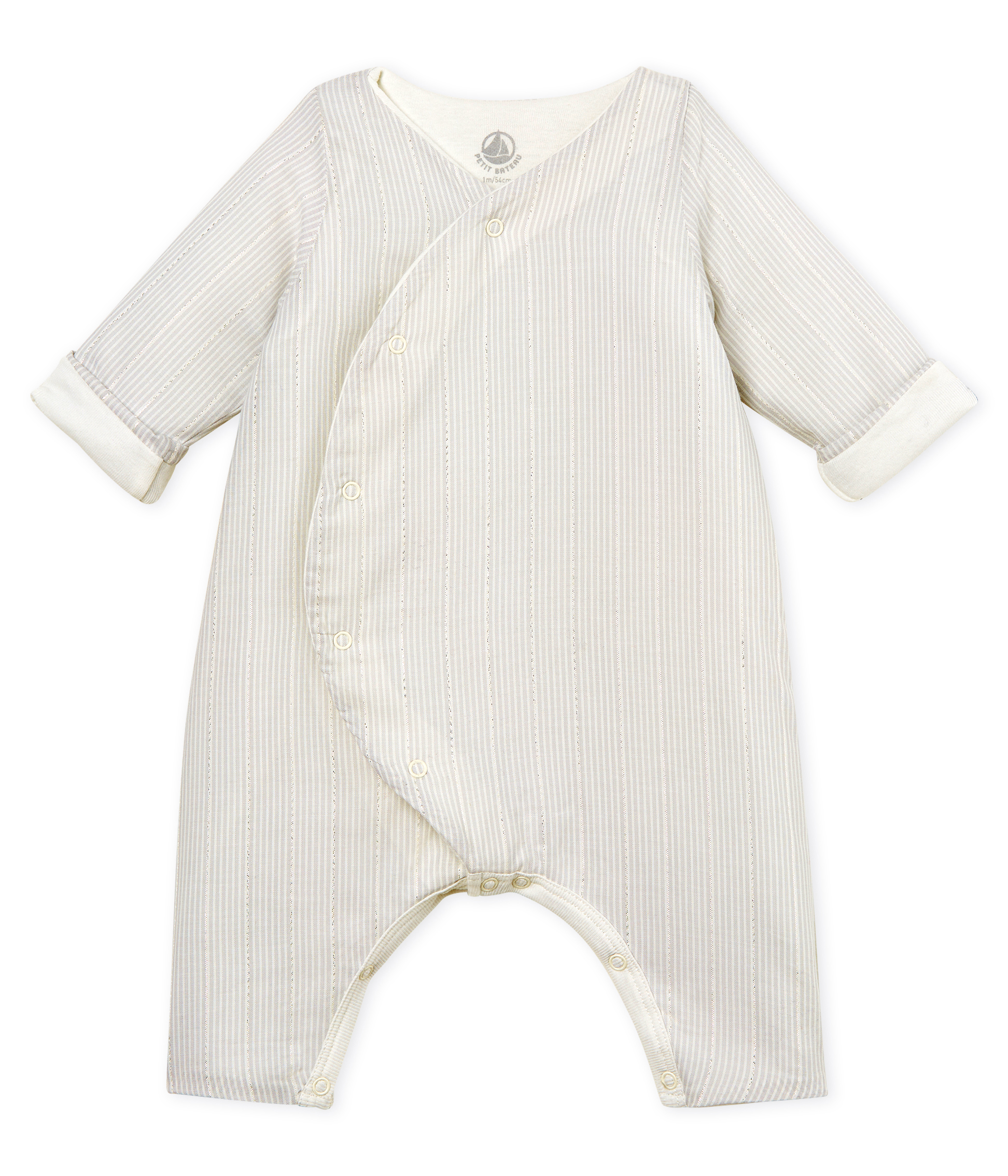 Combinaison longue bébé garçon rayée