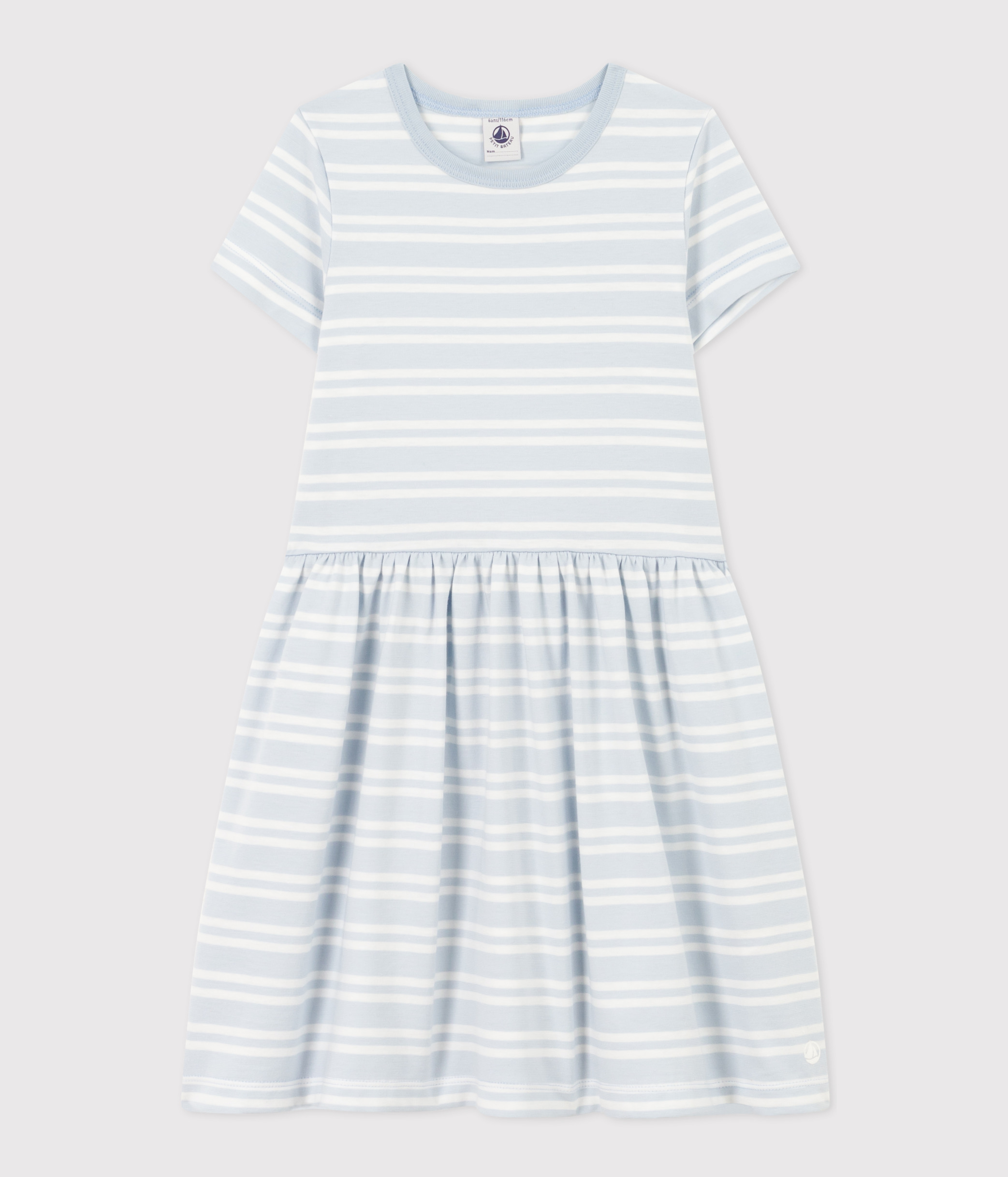 Robe Enfant Gap Sans Manches – Rayée Bleu Et Blanc, Taille XL, Coton, Neuve Avec étiquette