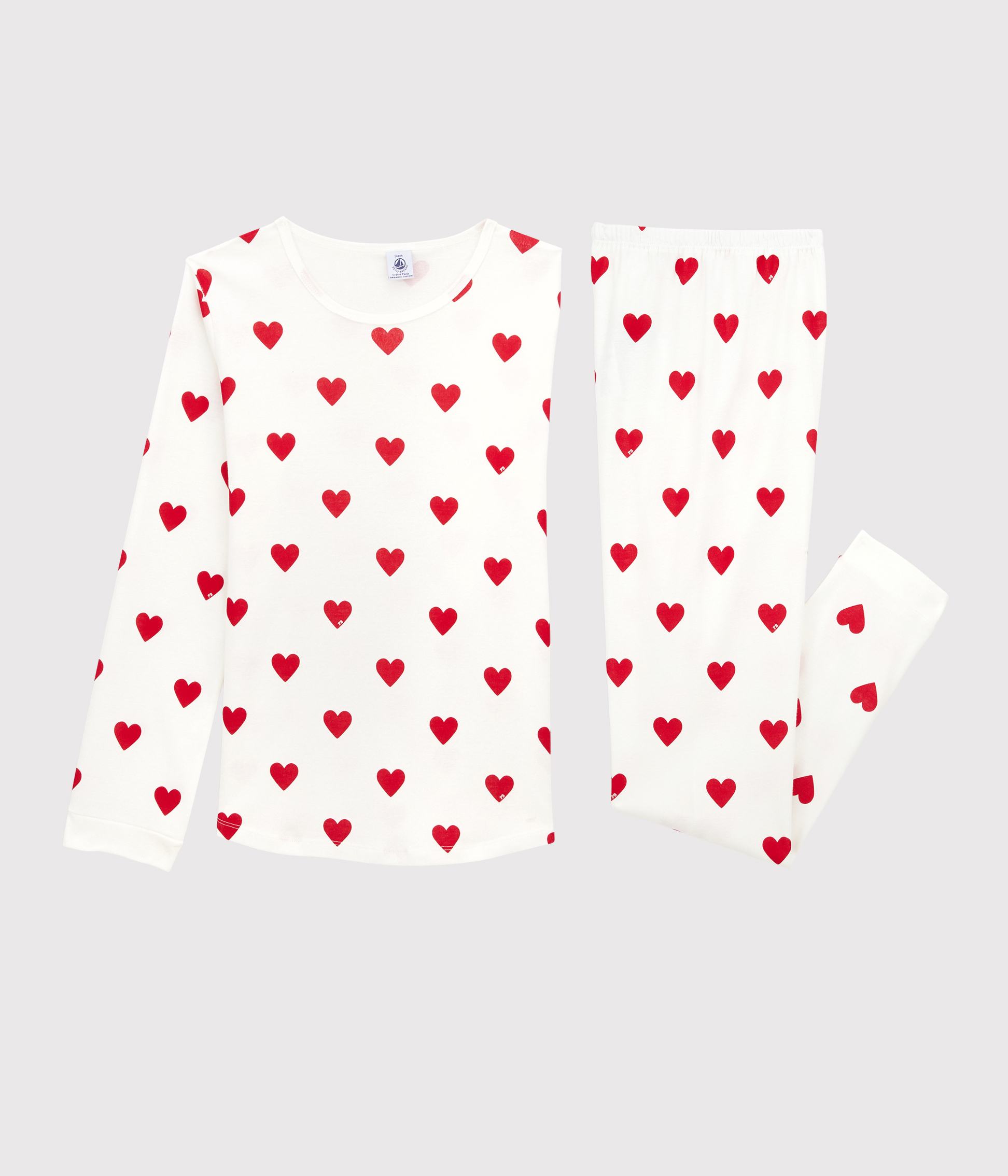 Pyjama coeur rouge petit bateau deals