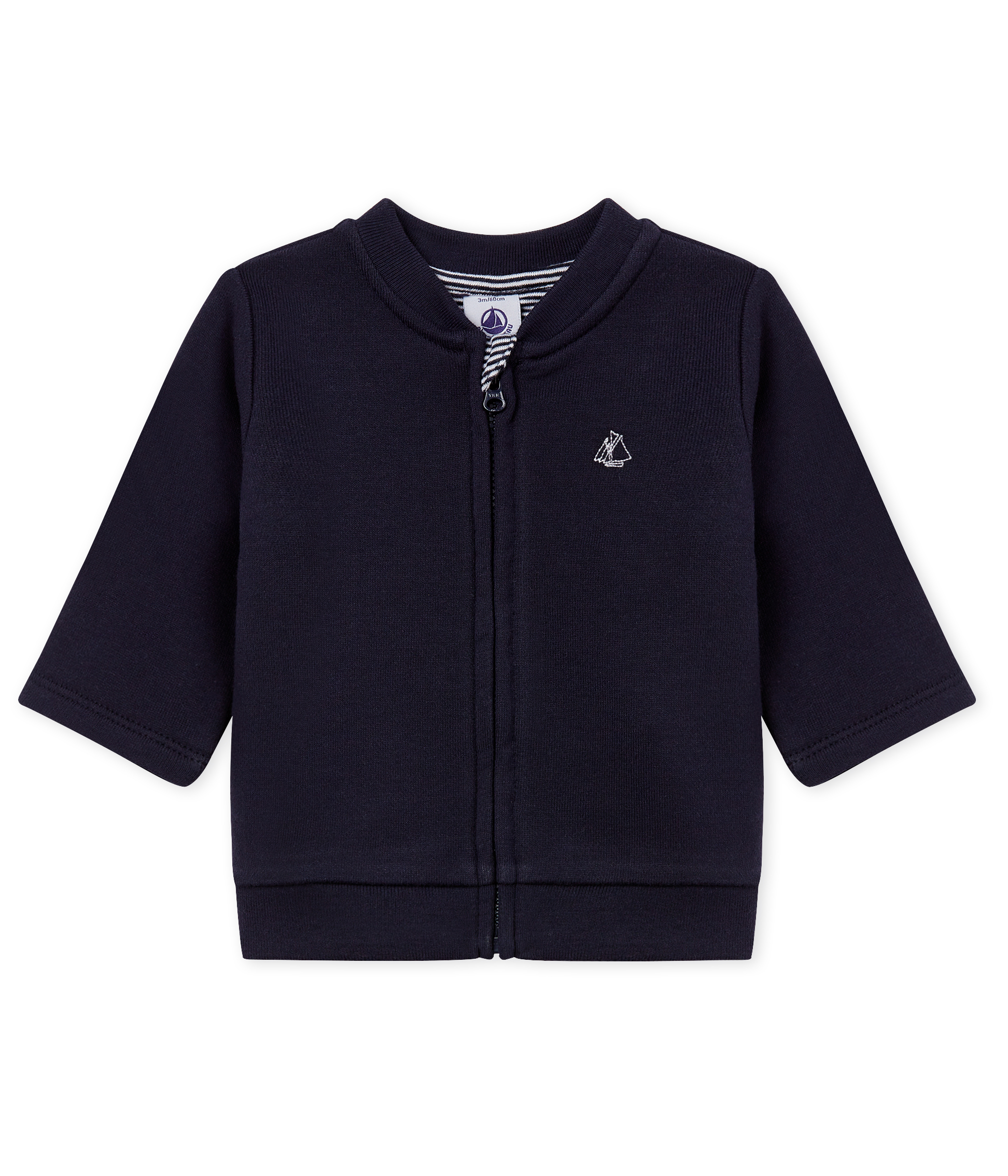 Cardigan zippé bébé garçon en molleton