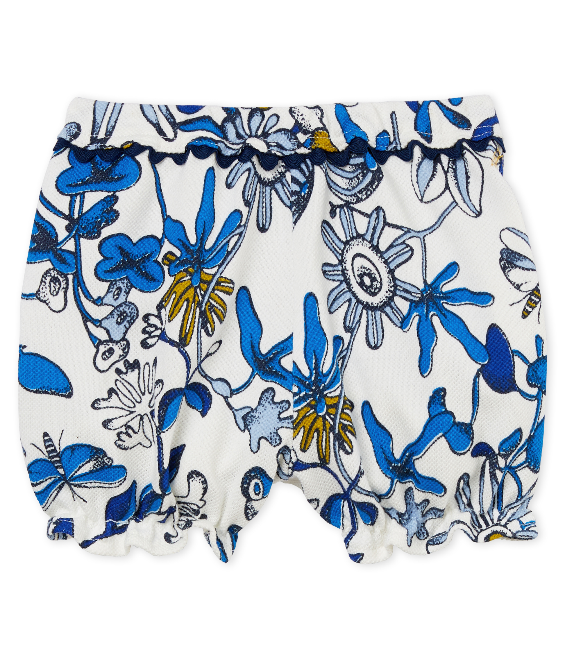Culotte bloomer bébé fille en maille imprimée