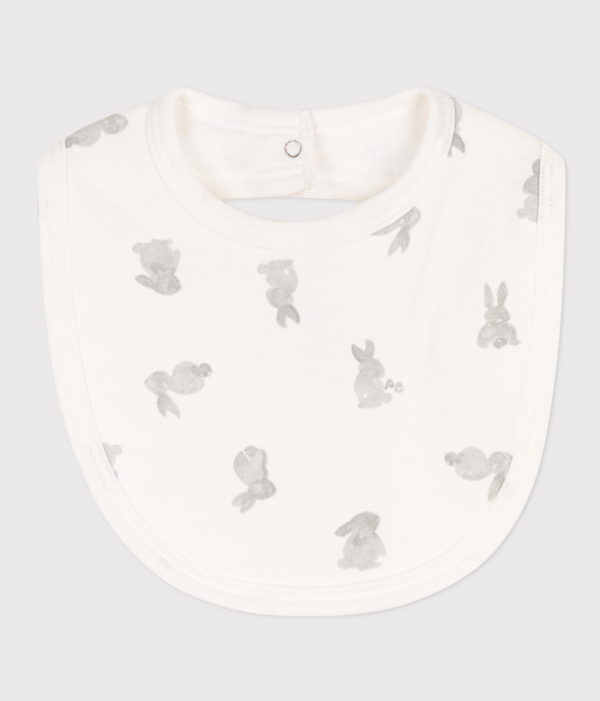 Lot De 2 Bavoirs Bébé Petit Bateau – Coton Imprimé Fleuri – Boutons-pression – Doublure éponge – 22x17 Cm - 4