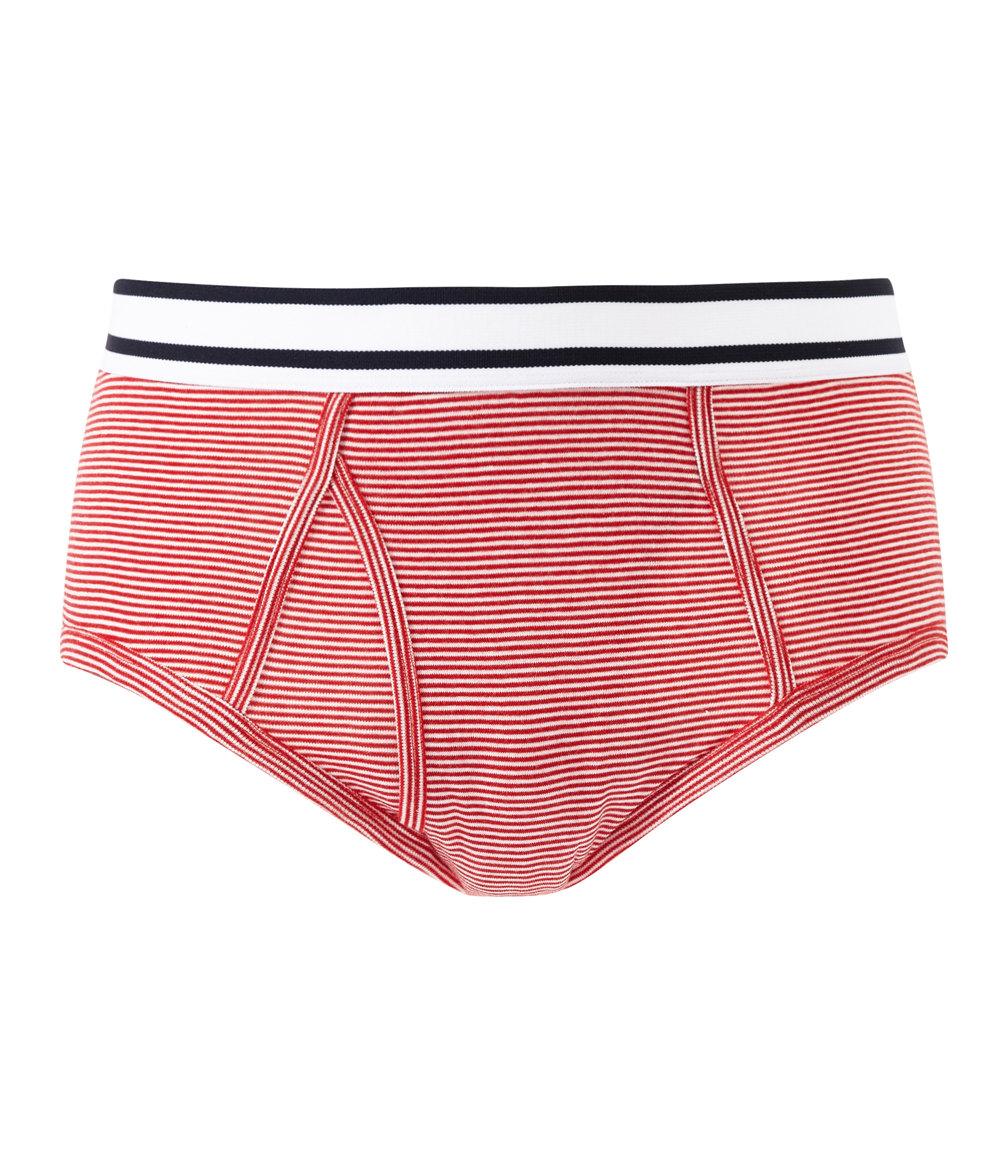 Slip homme en coton rayé milleraies Petit Bateau