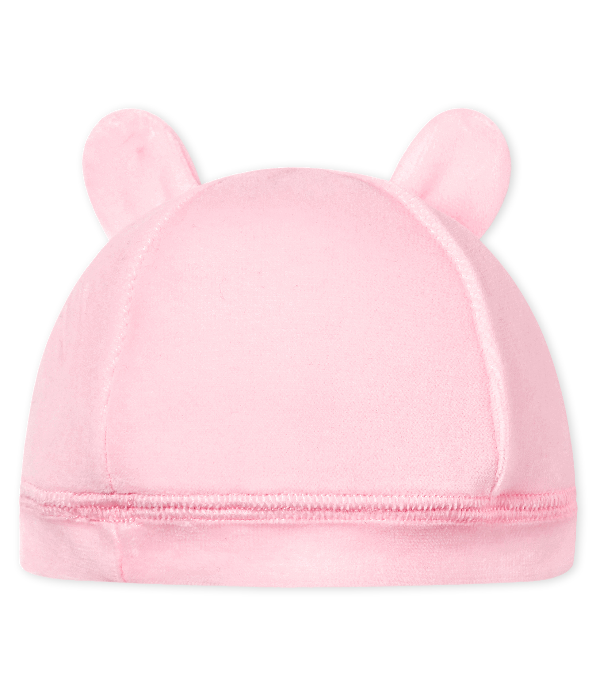 Bonnet naissance bébé mixte velours