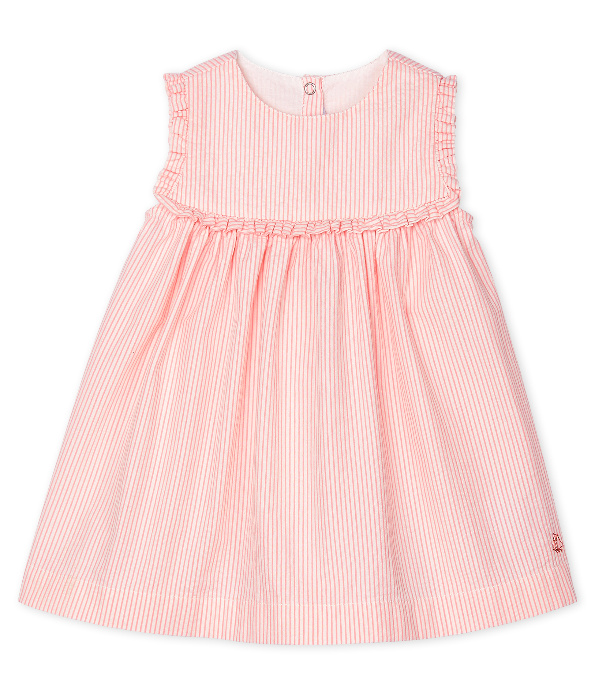 Robe sans manches bébé fille rayée | Petit Bateau