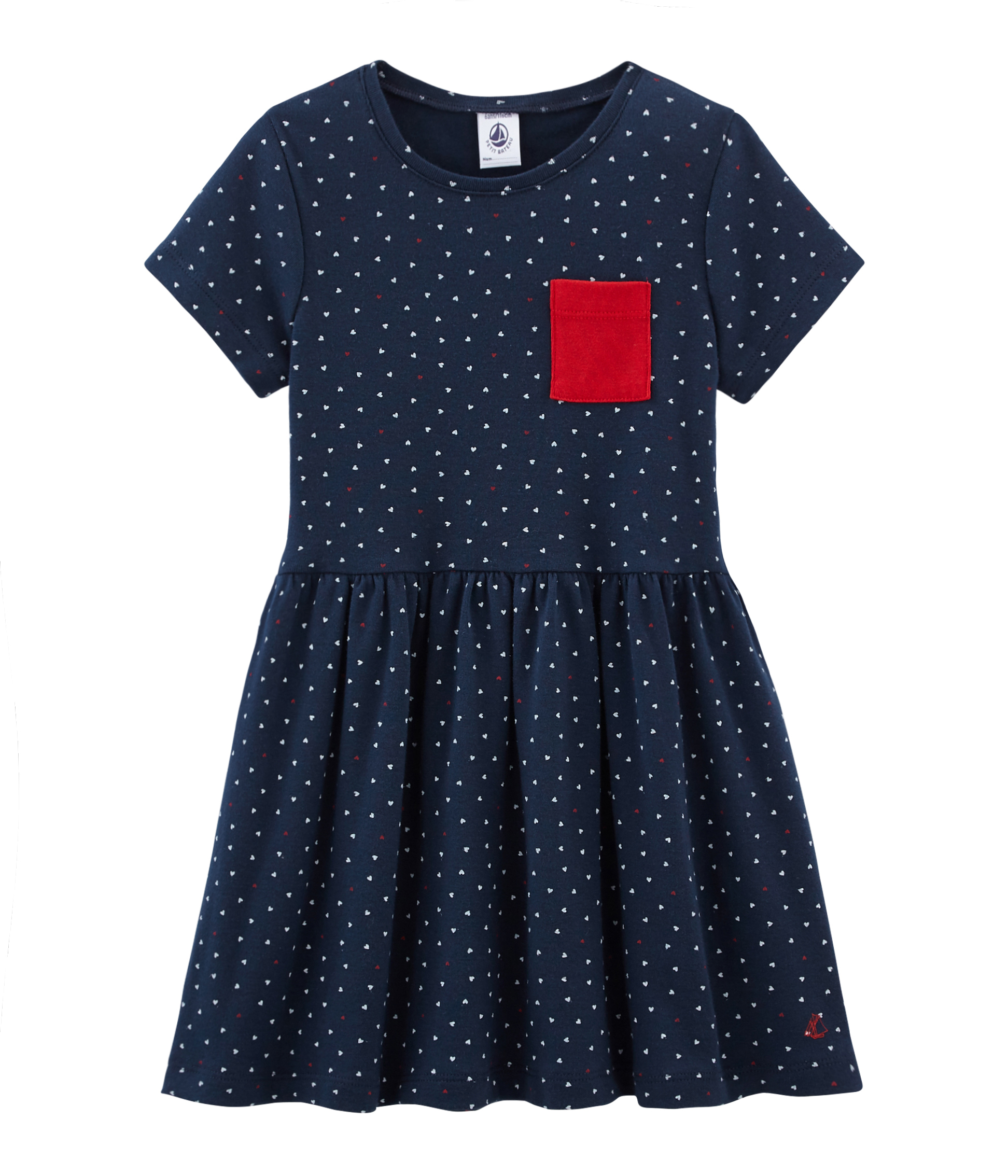 Robe Sans Manches Fille Petit Bateau - En Coton à Pois, Longue, Coupe Classique