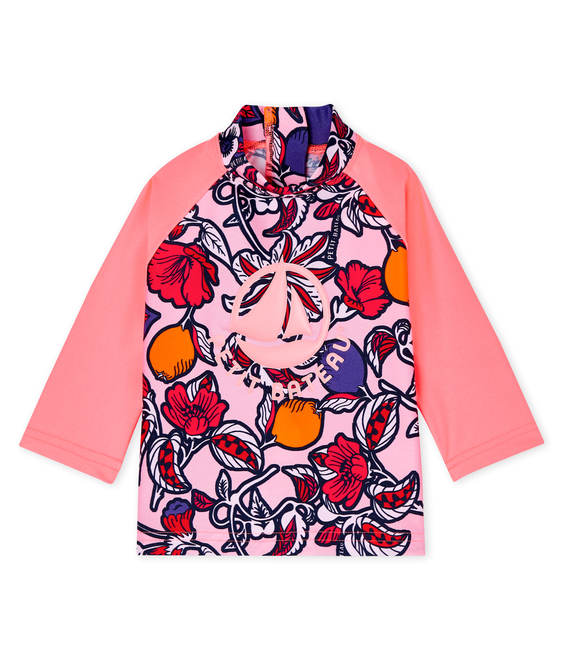 Tee shirt antiUV UPF 50+ écoresponsable bébé fille Petit Bateau