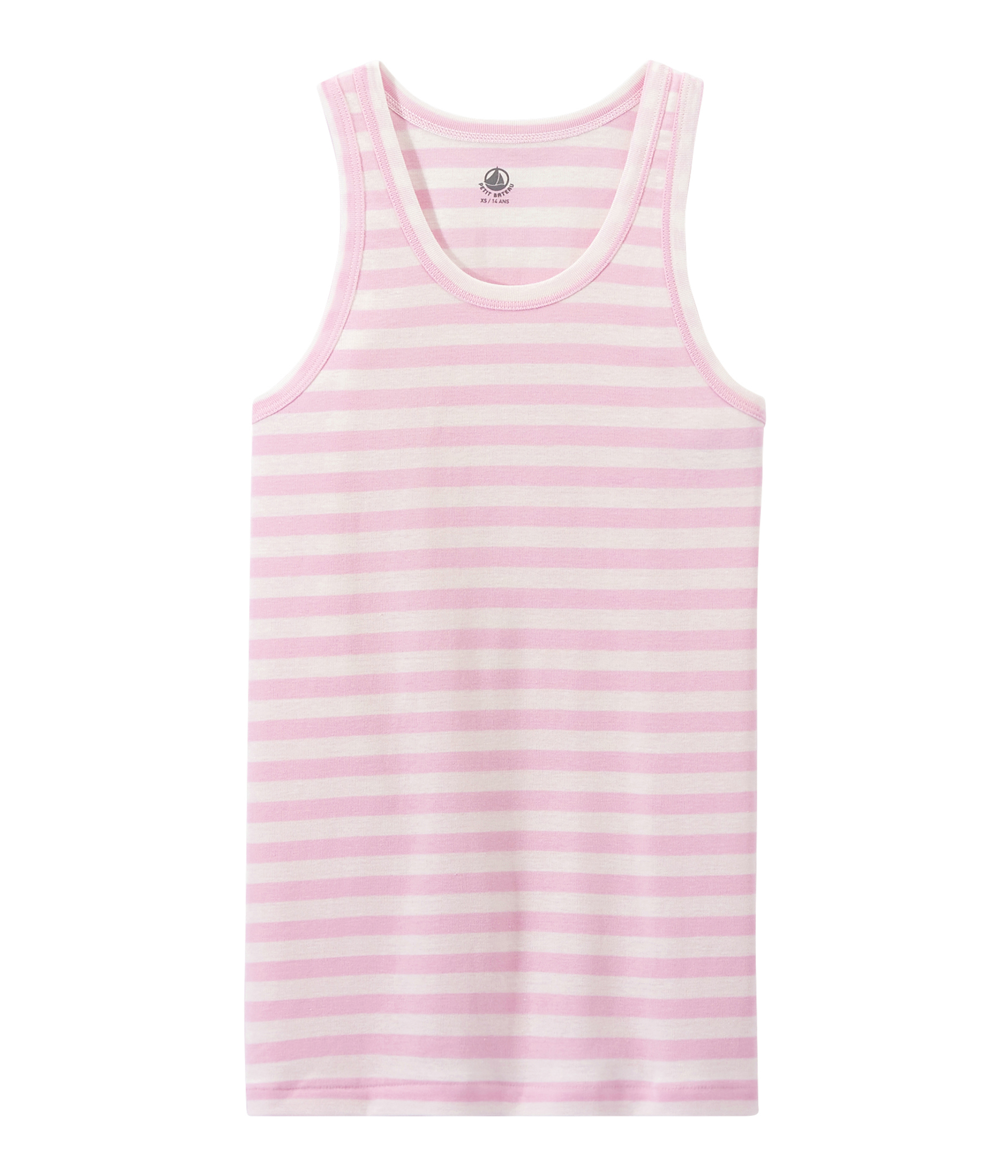 Petit Bateau - Débardeur Femme Col Bateau (100% Coton Bio) - Basic Intemporel