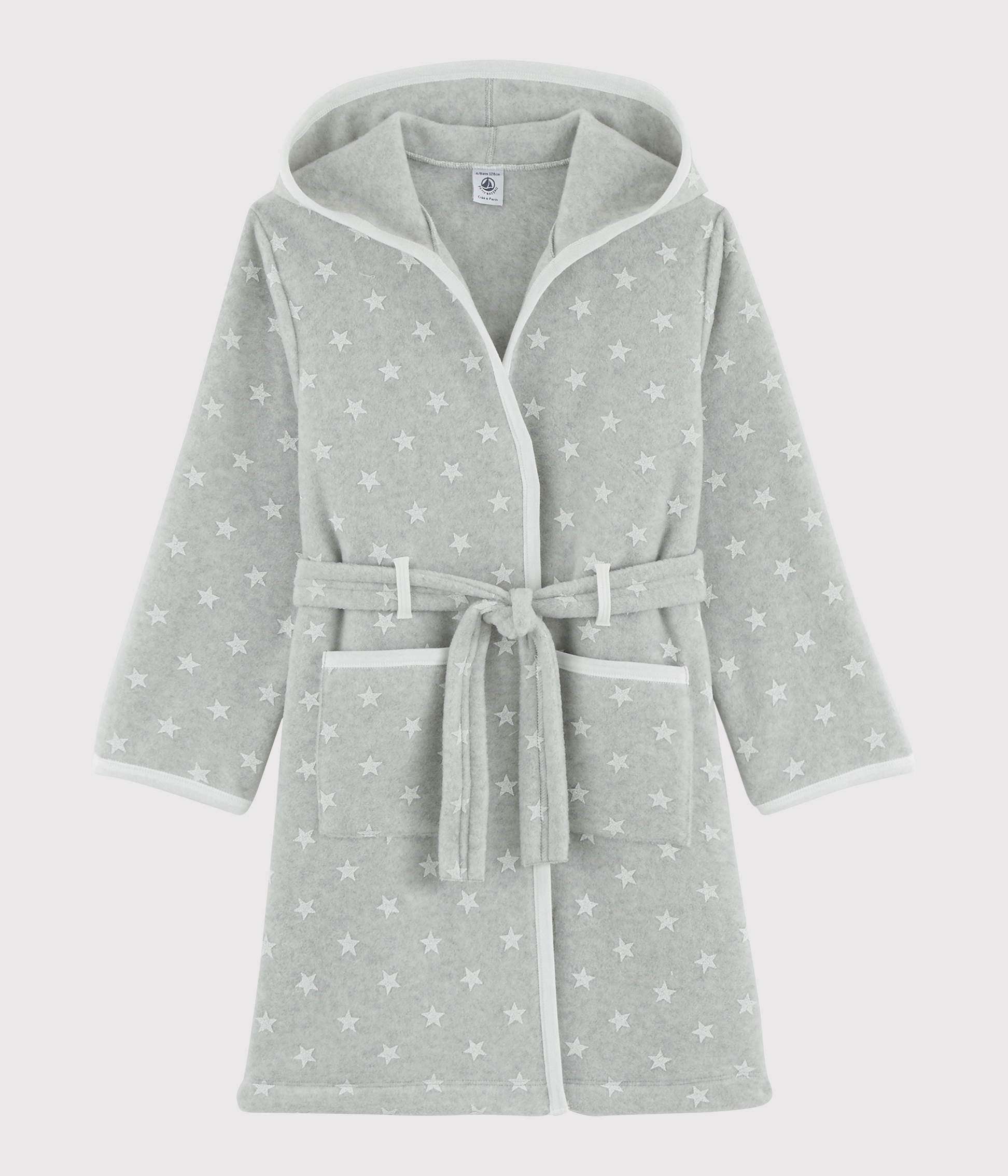Robe de chambre enfant à étoiles en polaire Petit Bateau