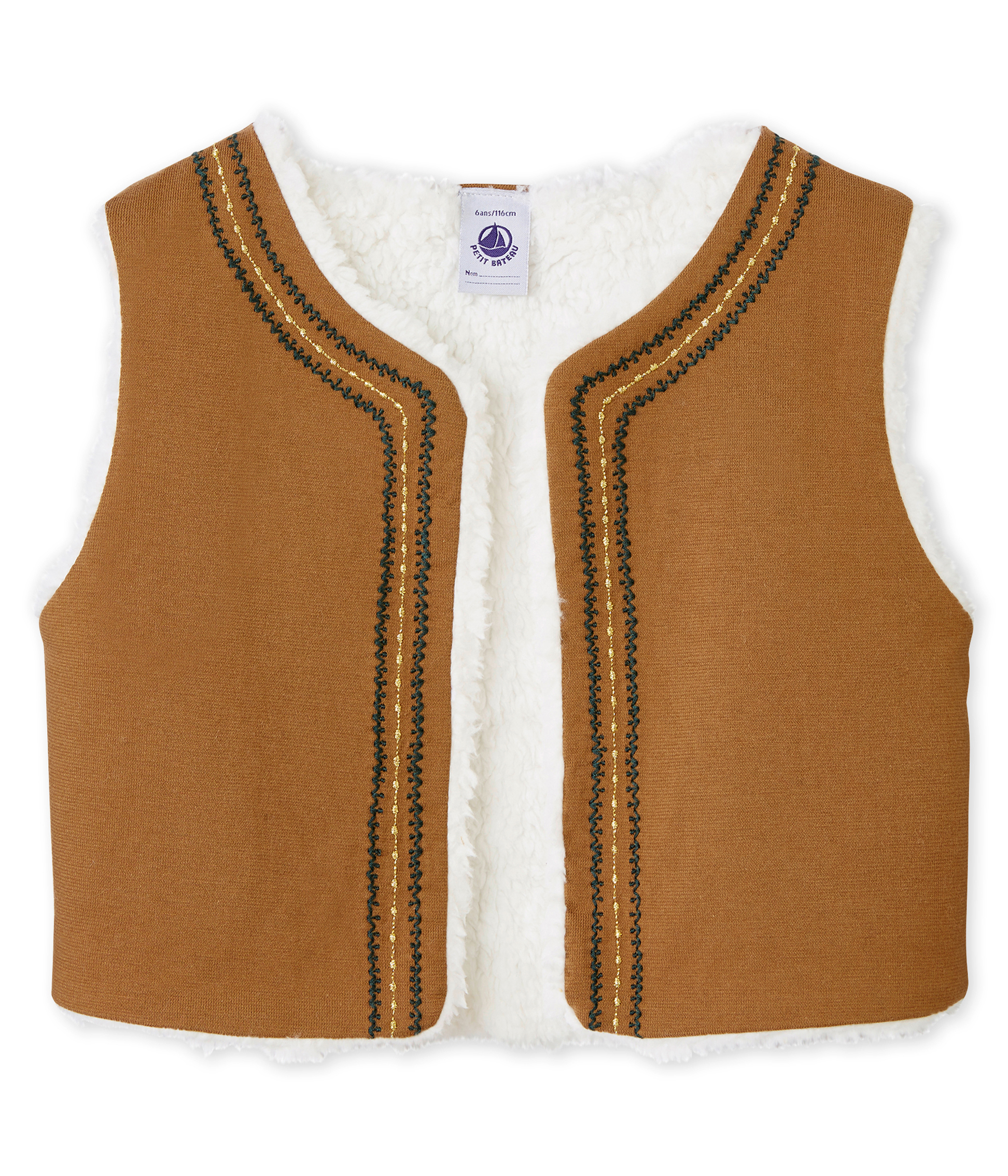 Gilet sans manche enfant fille BRINDILLE Petit Bateau