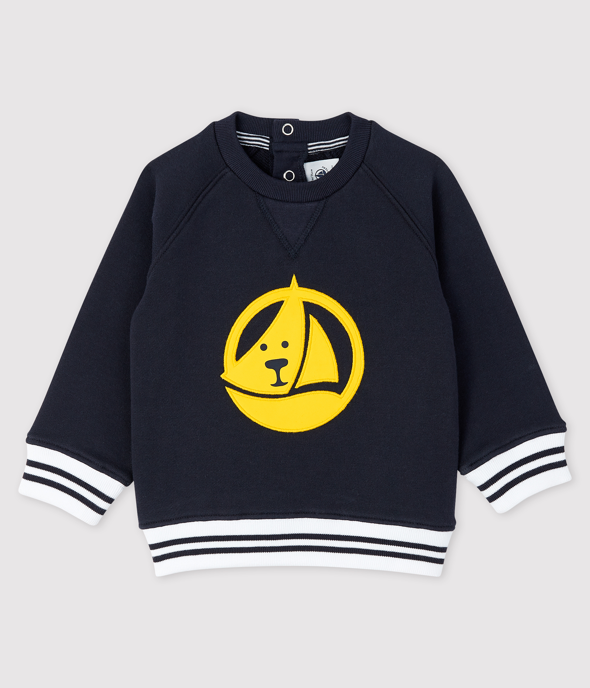 Petit Bateau Sweatshirt Bébé Garçon - Coton Éponge Imprimé Soleils