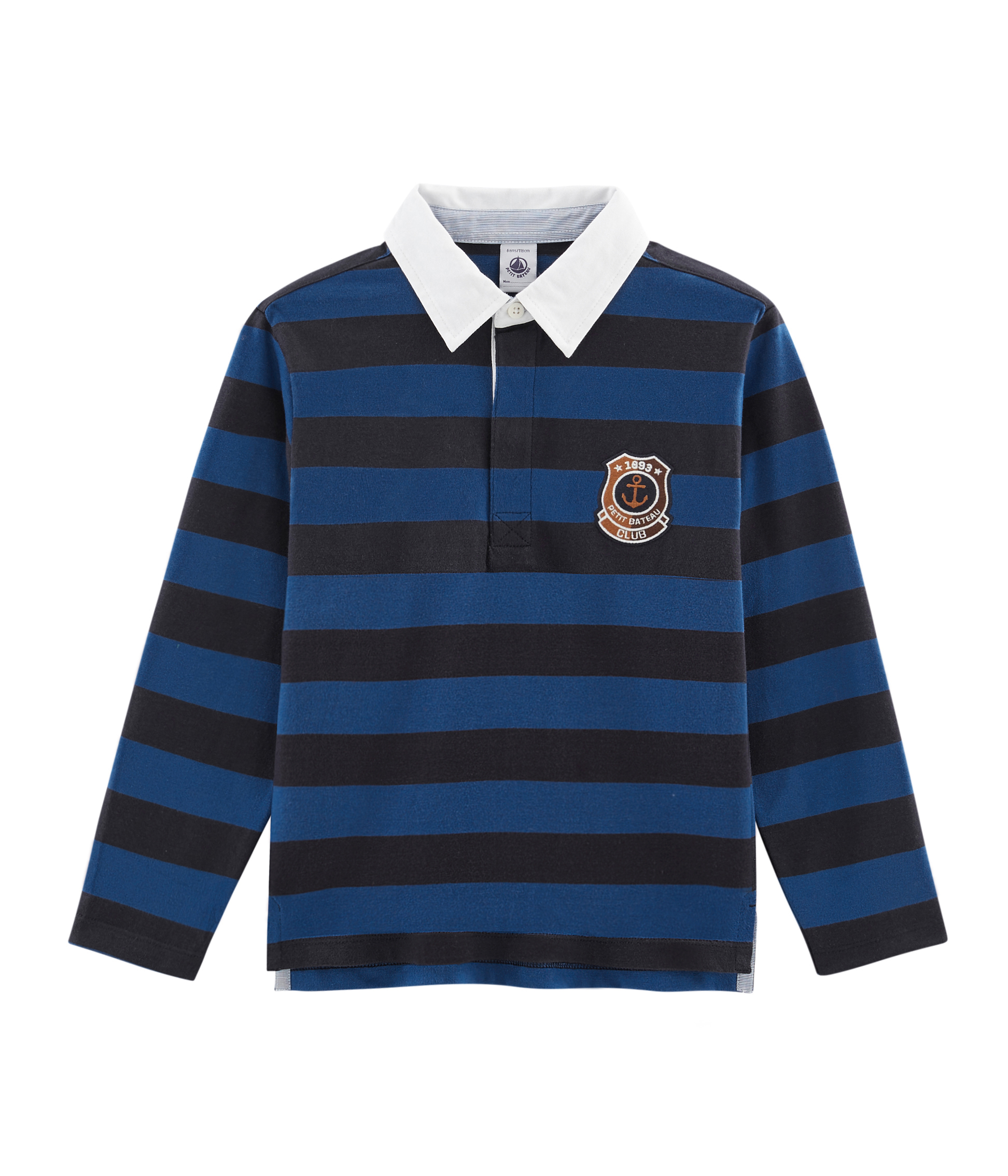 Polo rugby rayé enfant garçon