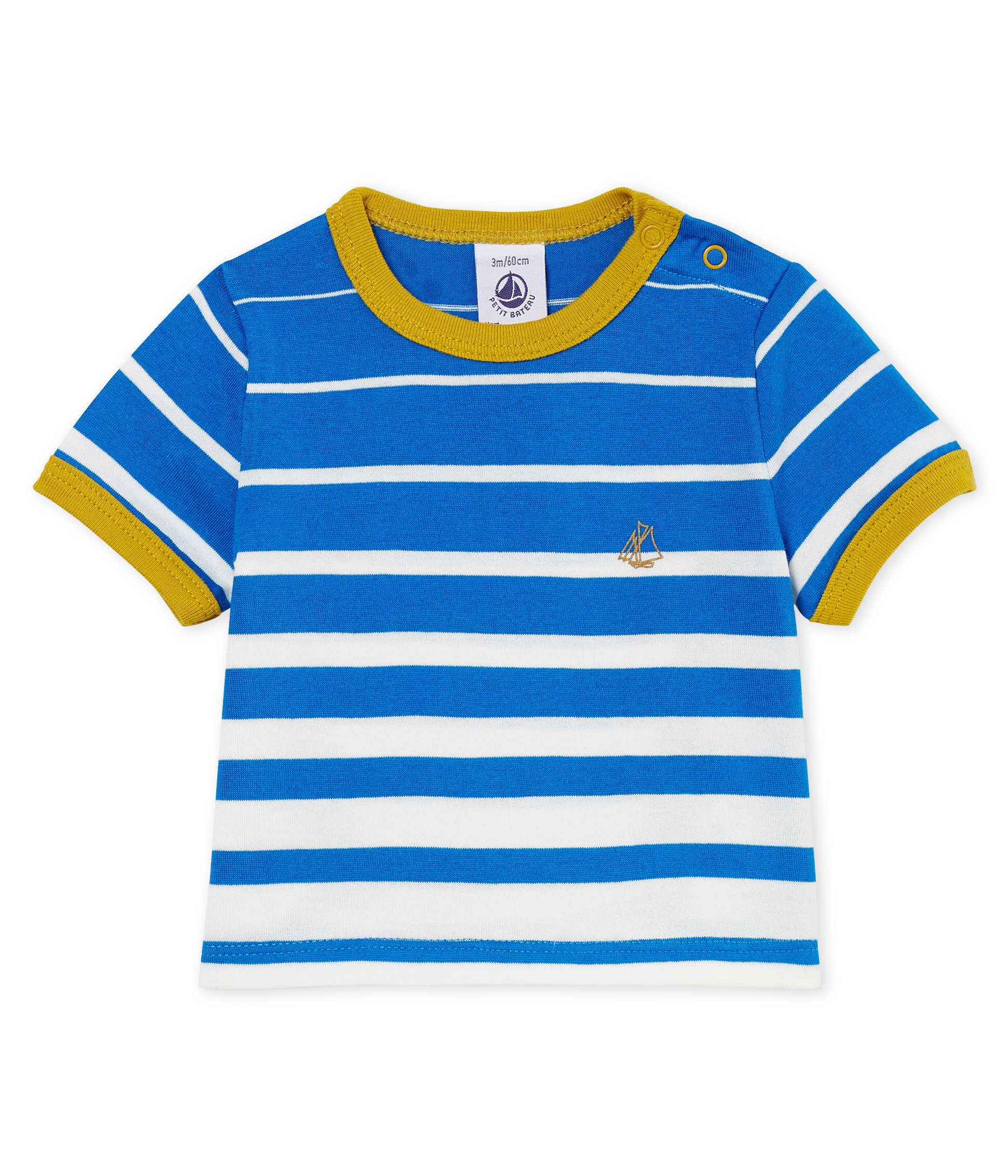 Tee-shirt manches courtes bébé garçon rayé