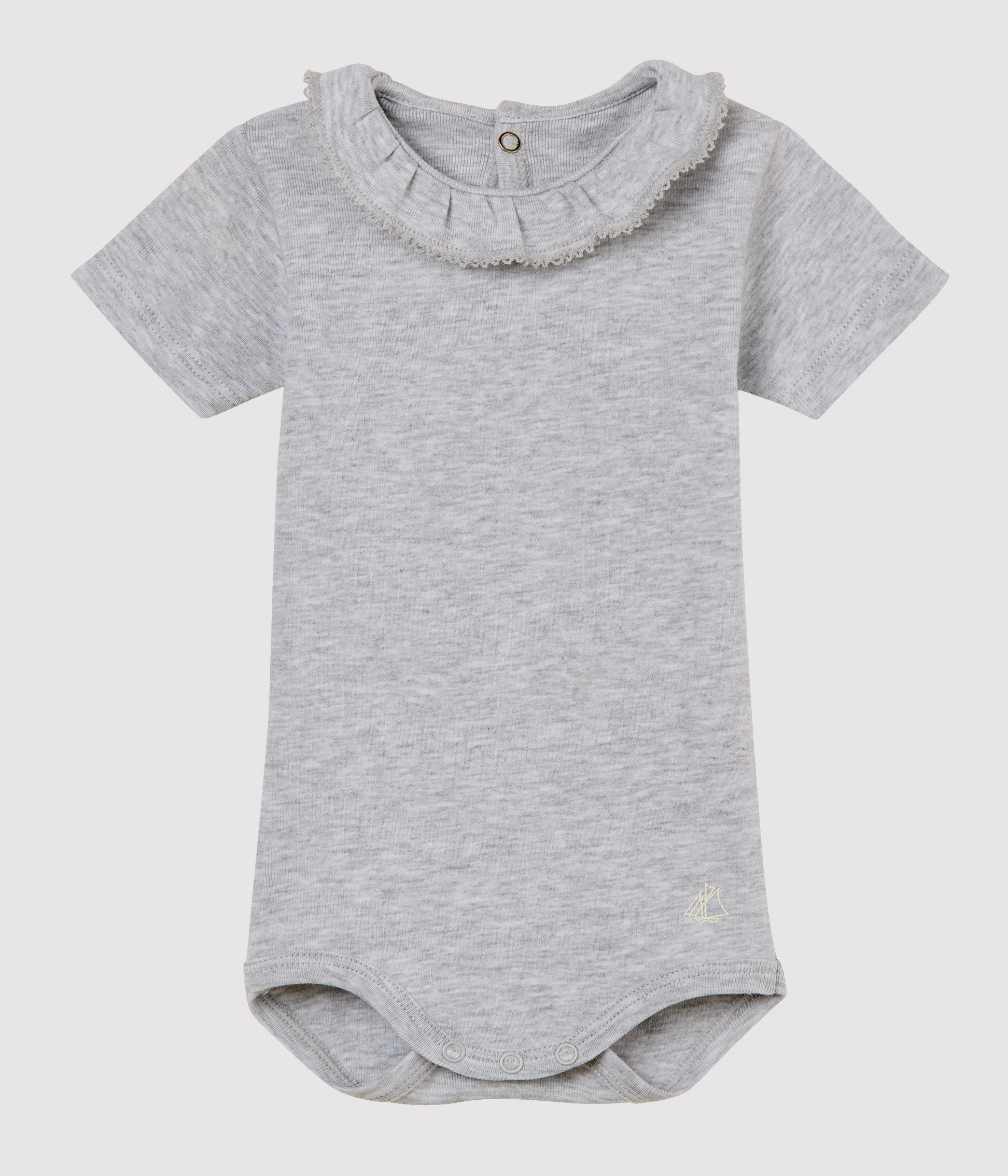 Body manches courtes avec collerette bébé fille