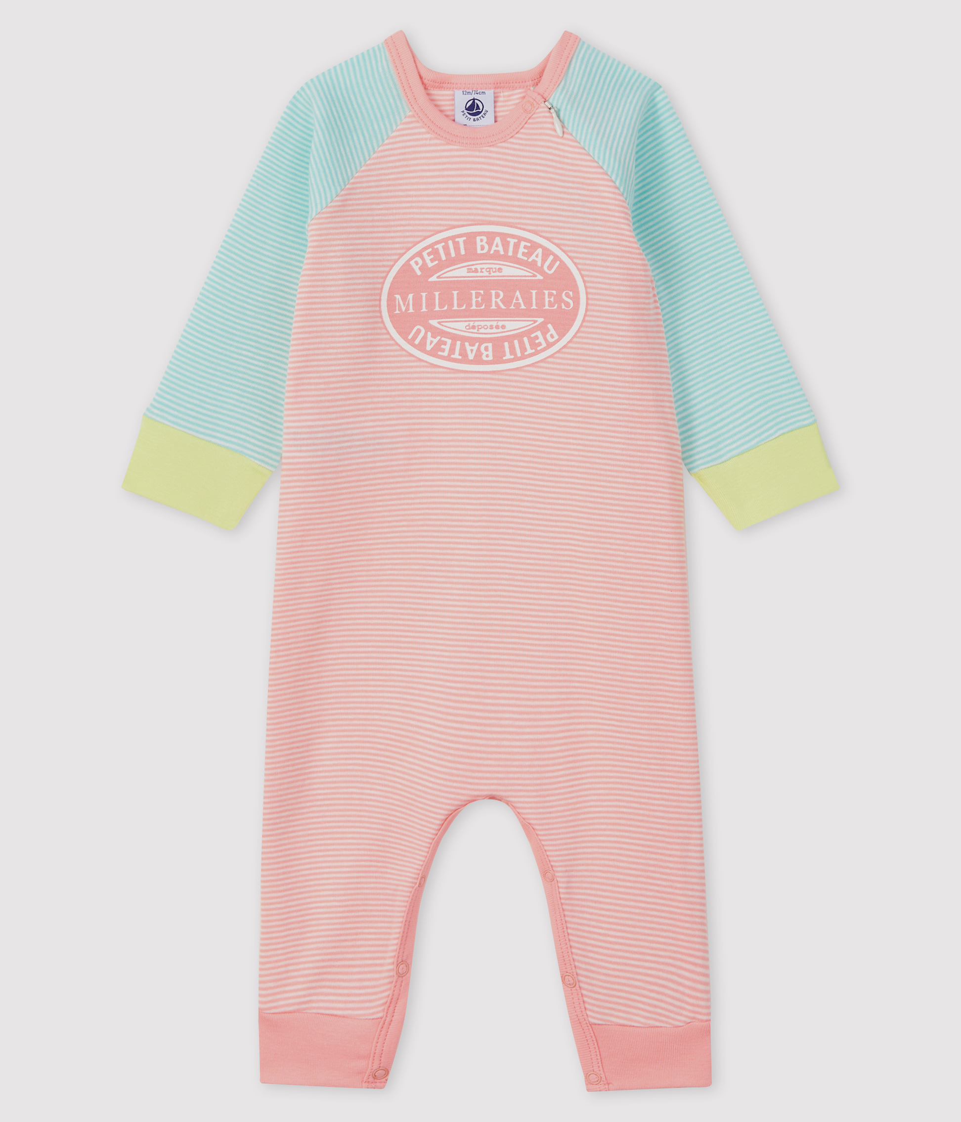 Pyjama Bébé Sans Pieds Petit Bateau – Coton Doux, Motif Crabes, Taille Mixte Bébé - 12