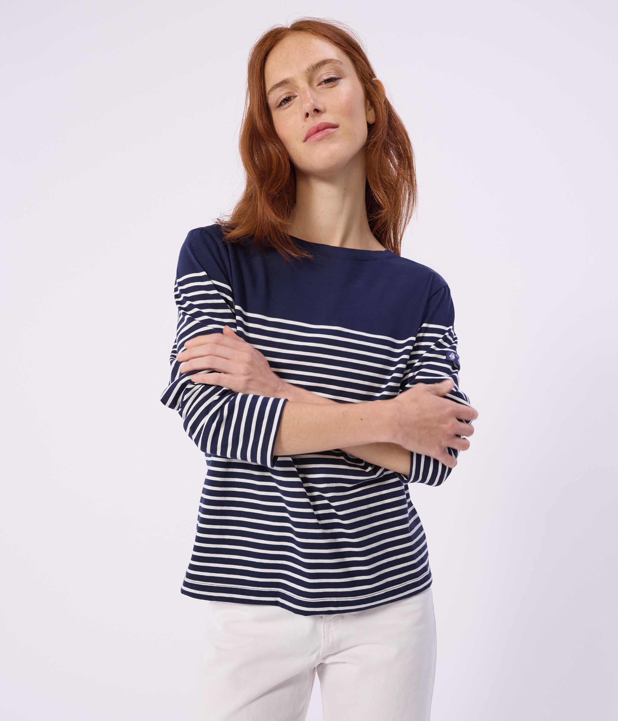 Petit Bateau Marinière Classique Doux au Toucher