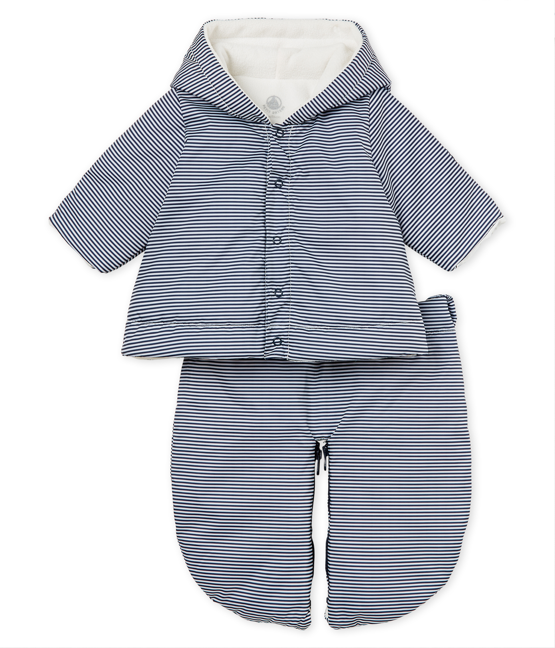Combipilote 3 En 1 Bebe Mixte Smoking Marshmallow Petit Bateau Combipilote 3 En 1 Bebe Mixte Smoking Marshmallow Petit Bateau