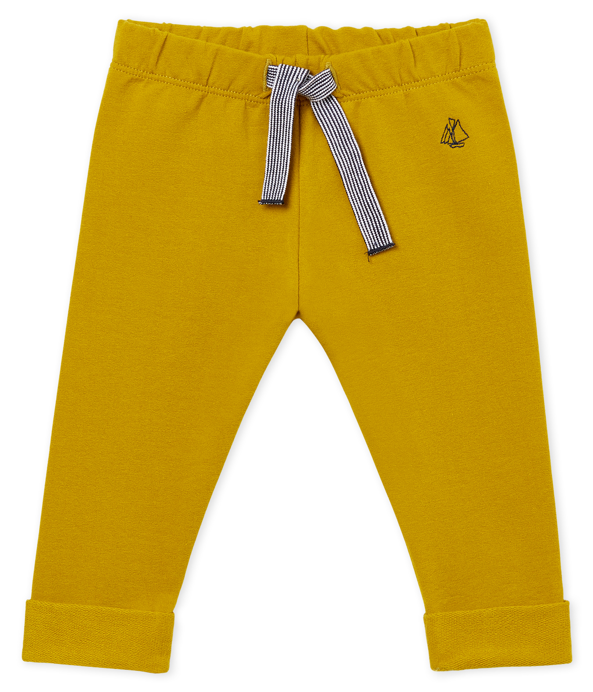 Pantalon bébé garçon en molleton léger uni