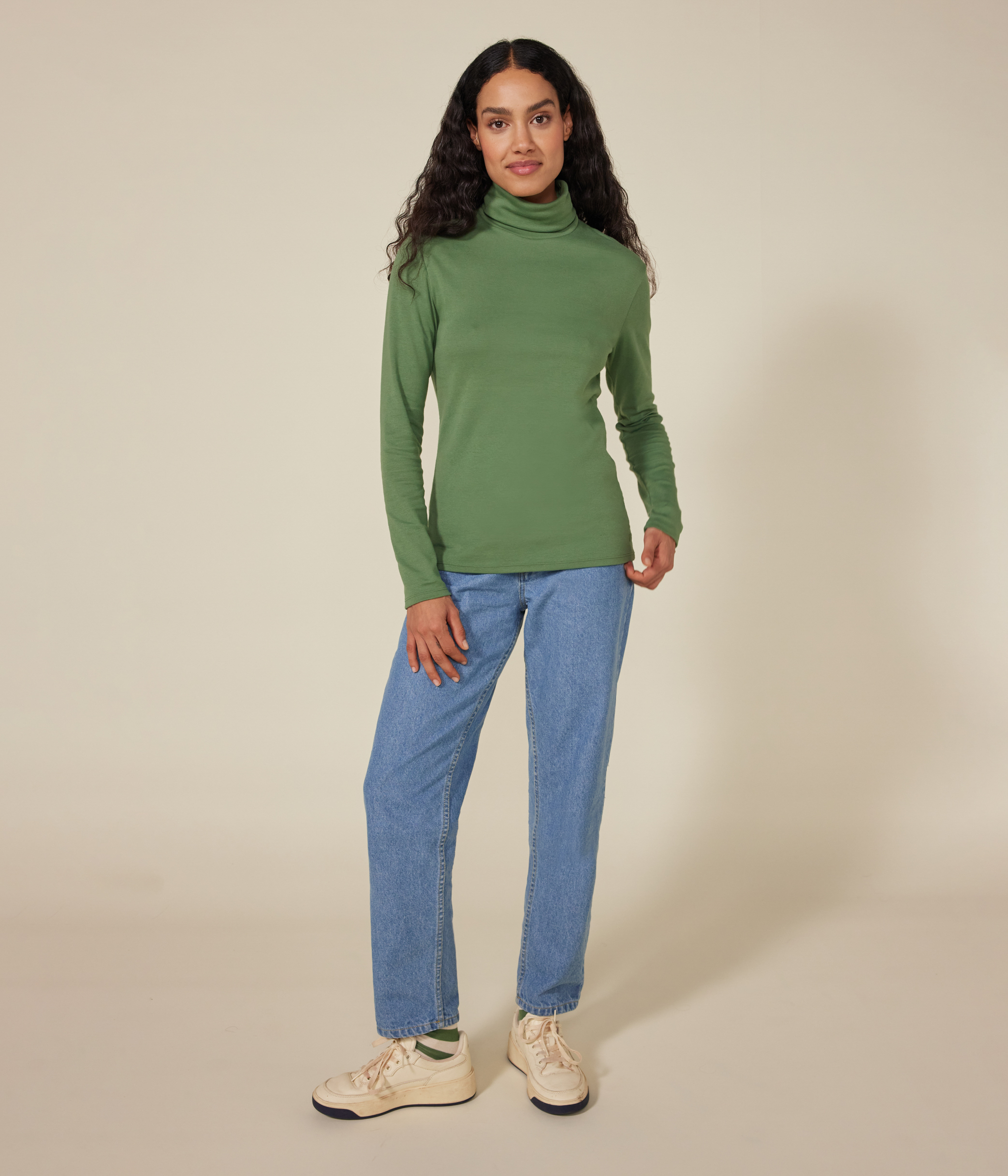 Haut Col Roulé Petit Bateau - Taille 3 Ans - Bleu 100% Coton - Occasion Très Bon état
