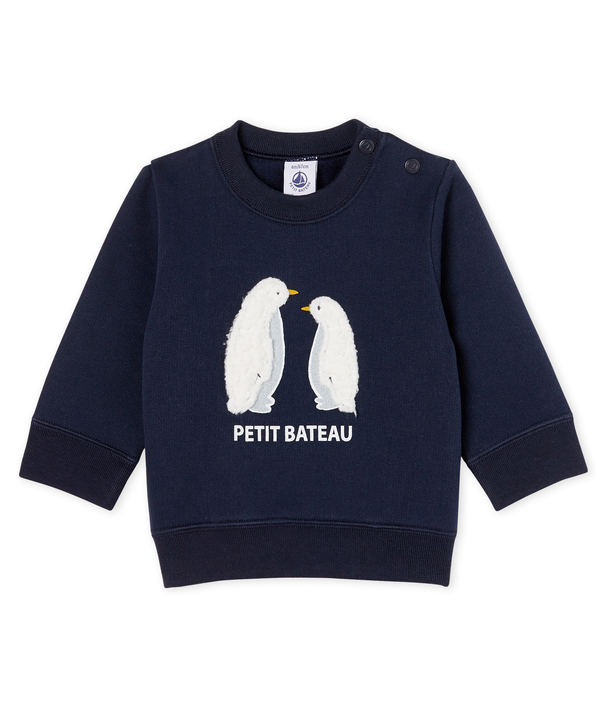 Sweatshirt bébé garçon en molleton