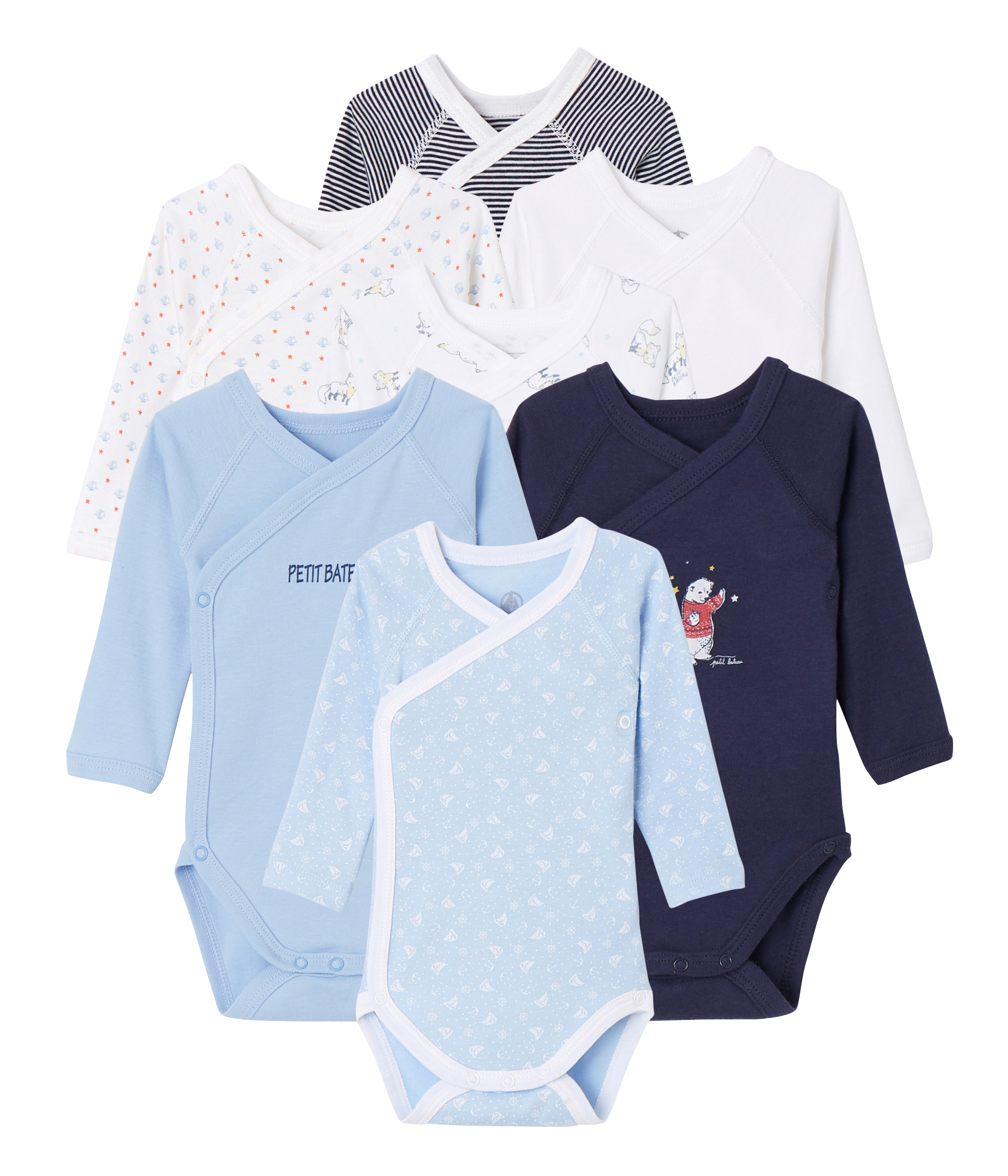 Lot de 3 B/éb/é gar/çon Petit Bateau Body