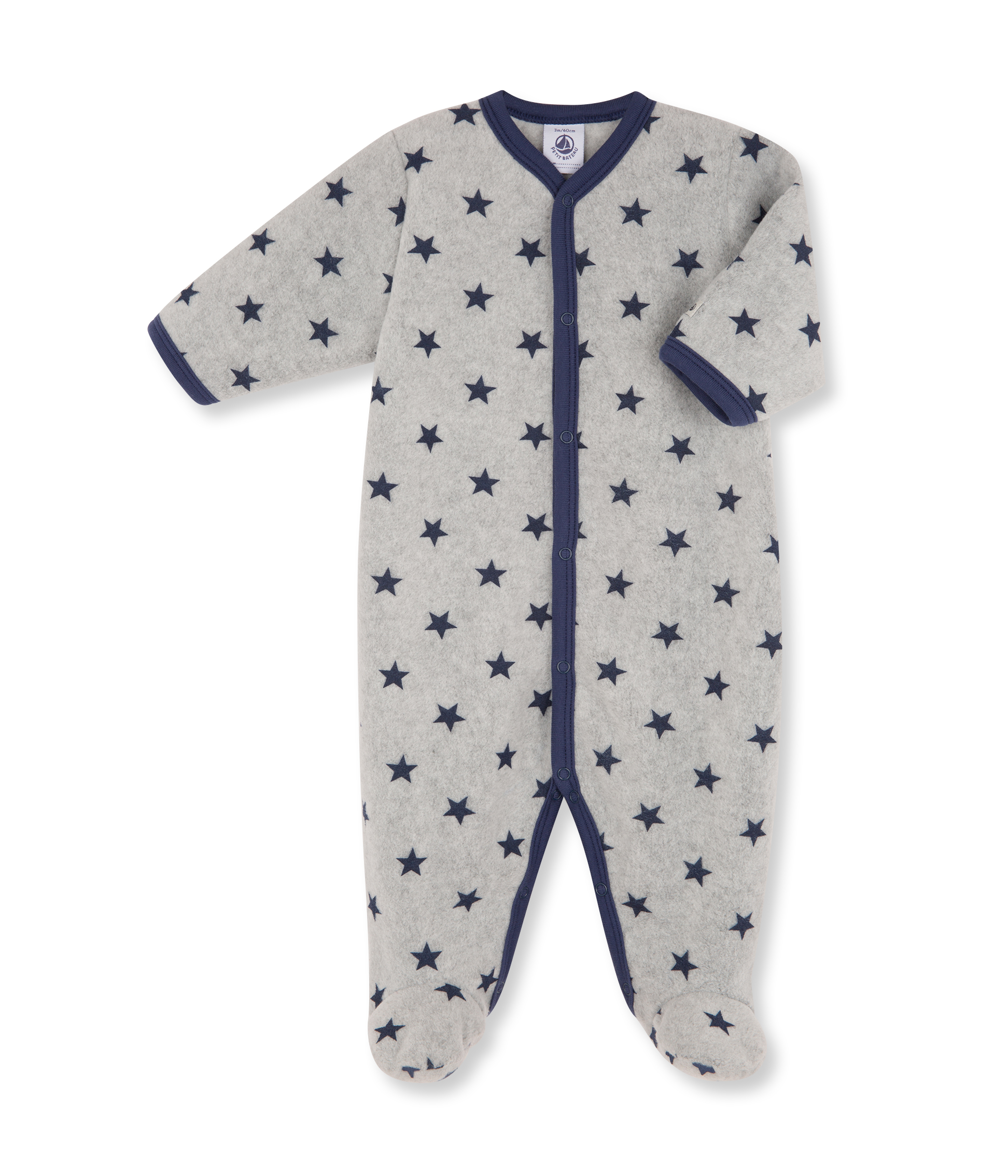 Combichaud Bebe Garcon En Polaire Imprime Petit Bateau