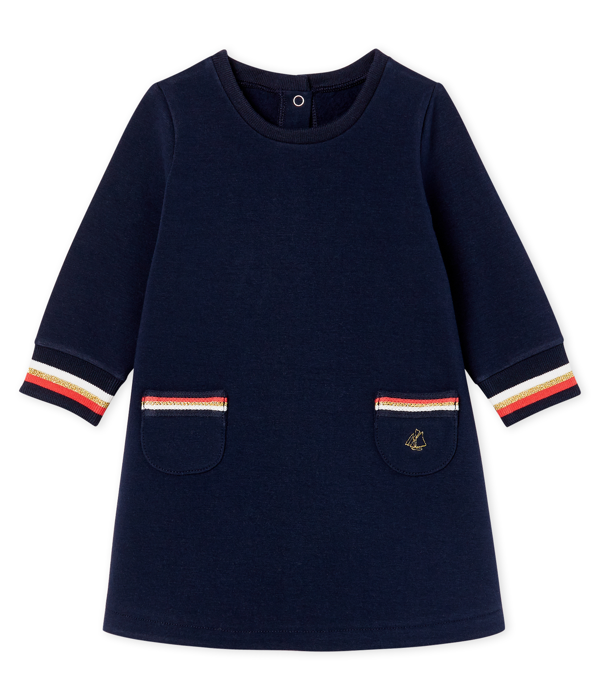 Robe manches longues bébé fille