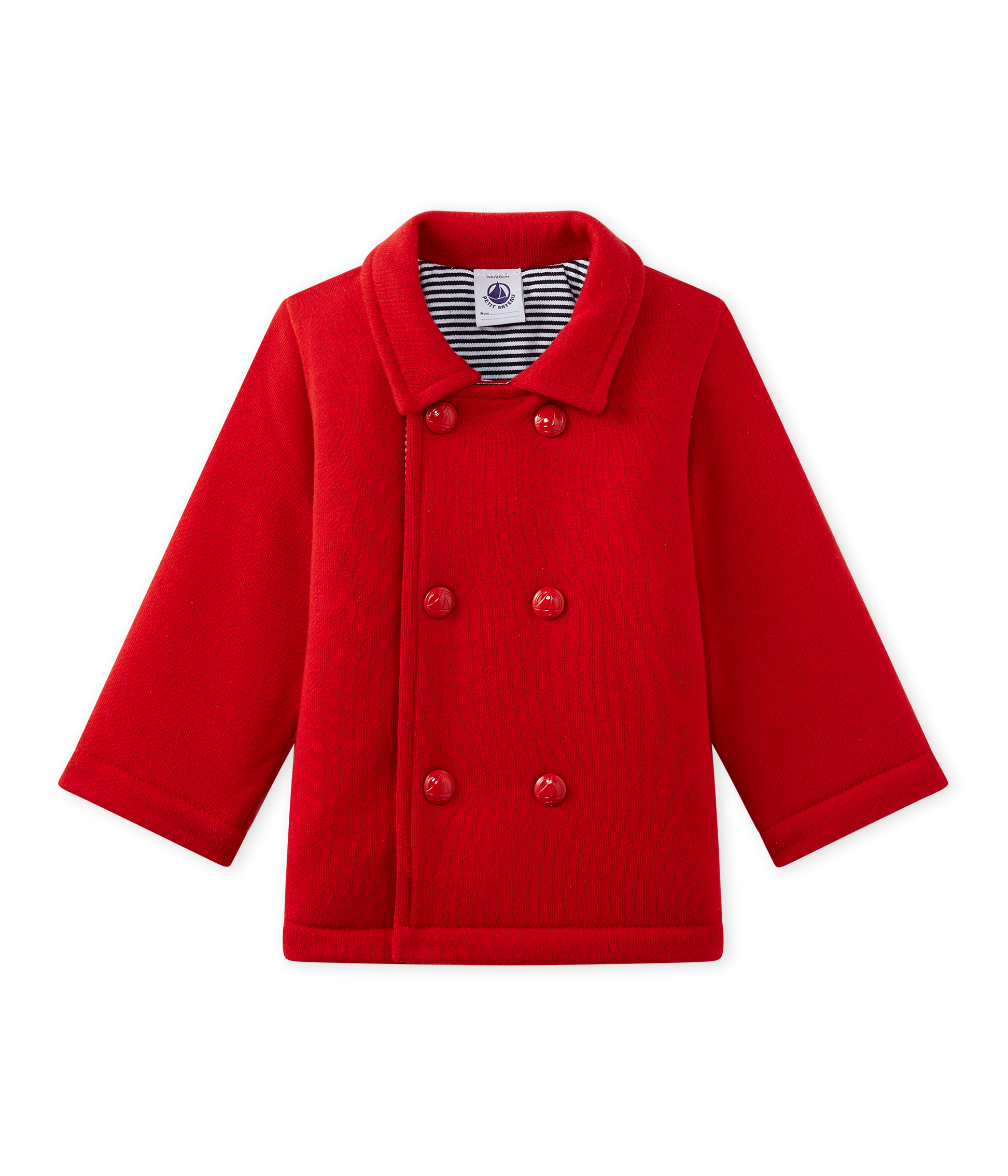 Caban Bebe Mixte En Molleton Terkuit Petit Bateau