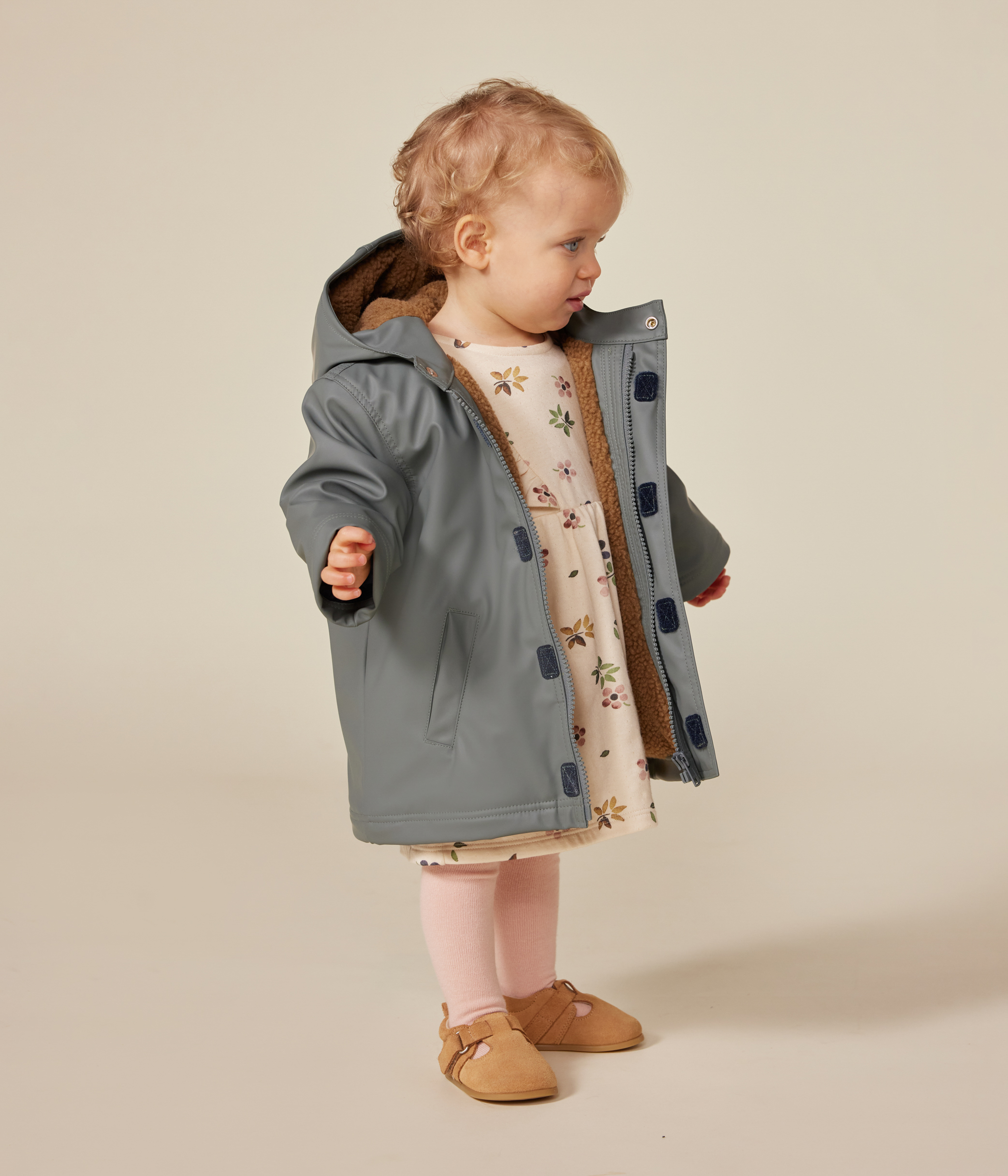 Petit Bateau Ciré Bébé Garçon, Vert Thuya, 24 Mois