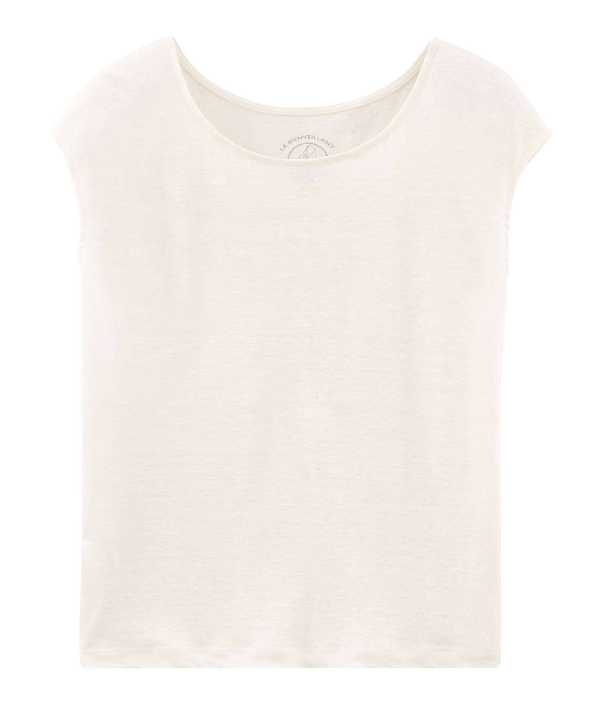 Tee-shirt manches courtes femme en lin