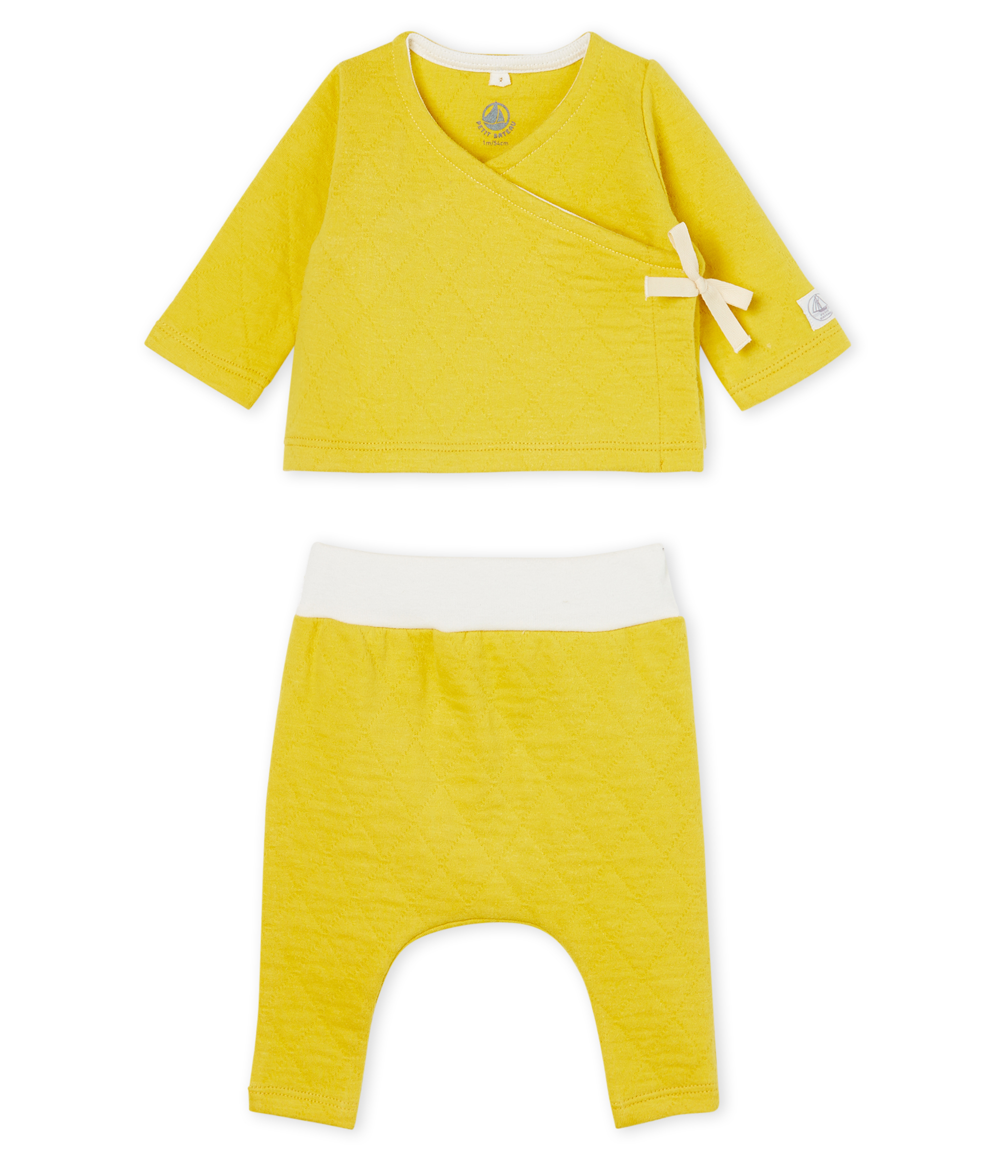 Ensemble deux pièces bébé en tubique matelassé