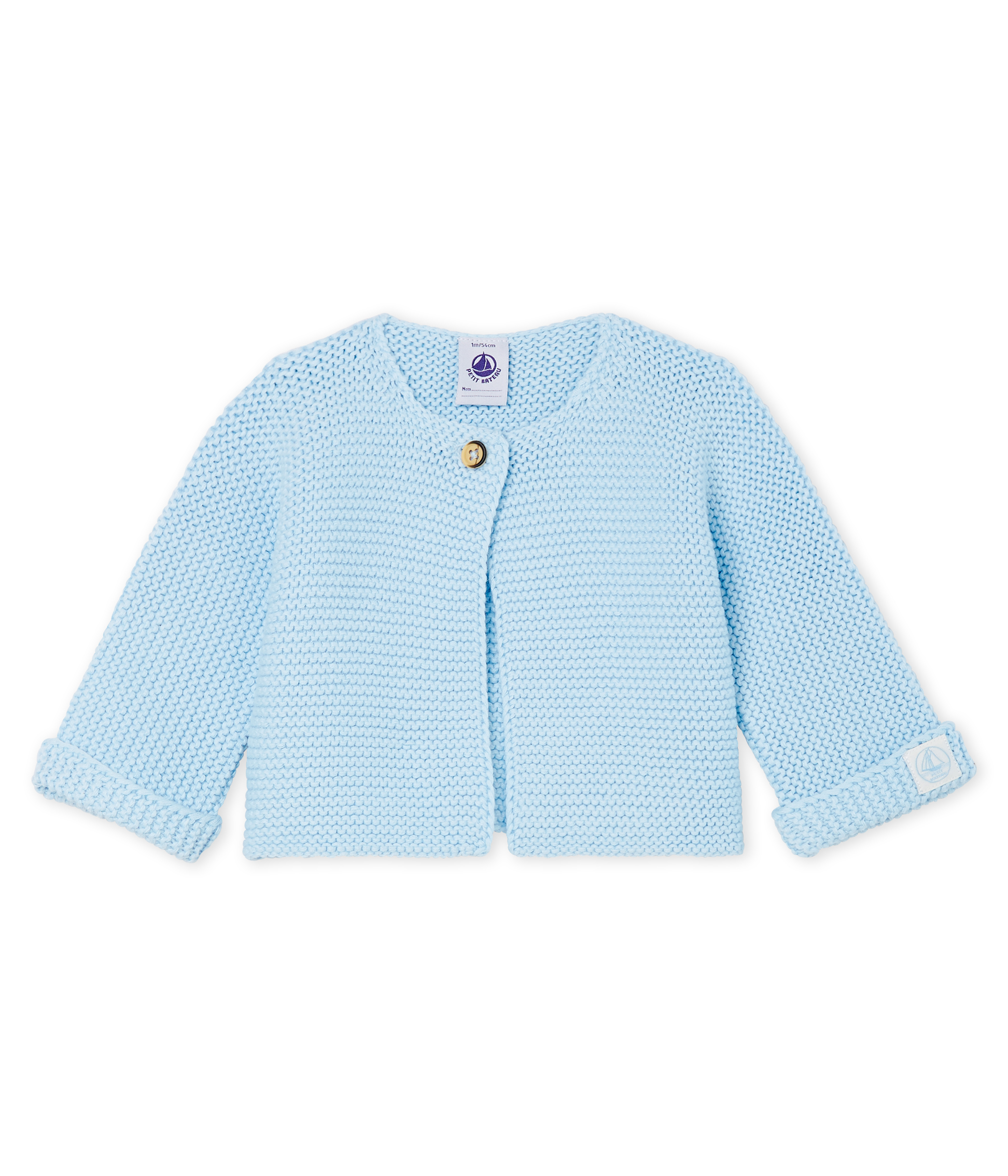 Cardigan bébé en tricot 100% coton