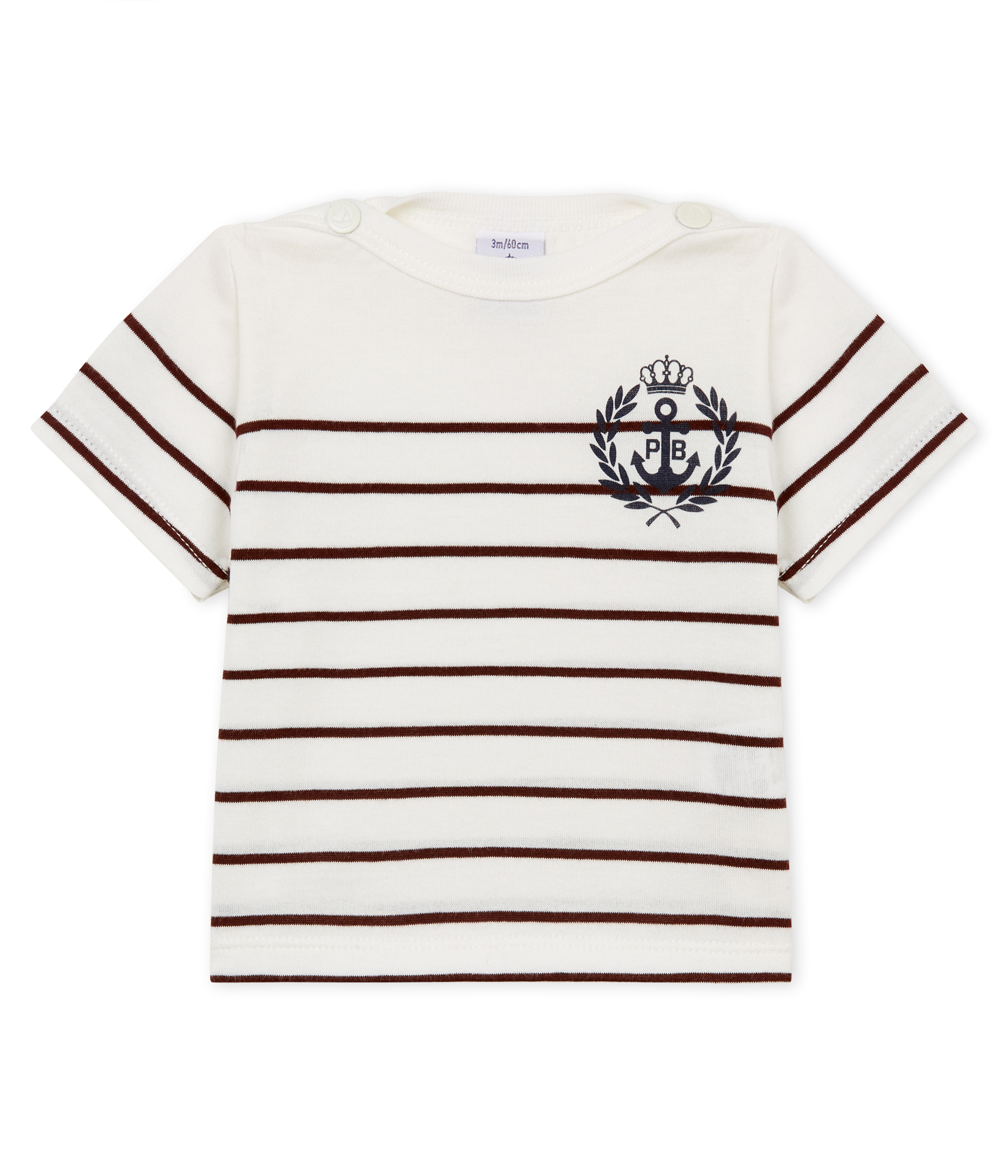 Tee-shirt manches courtes bébé garçon rayé
