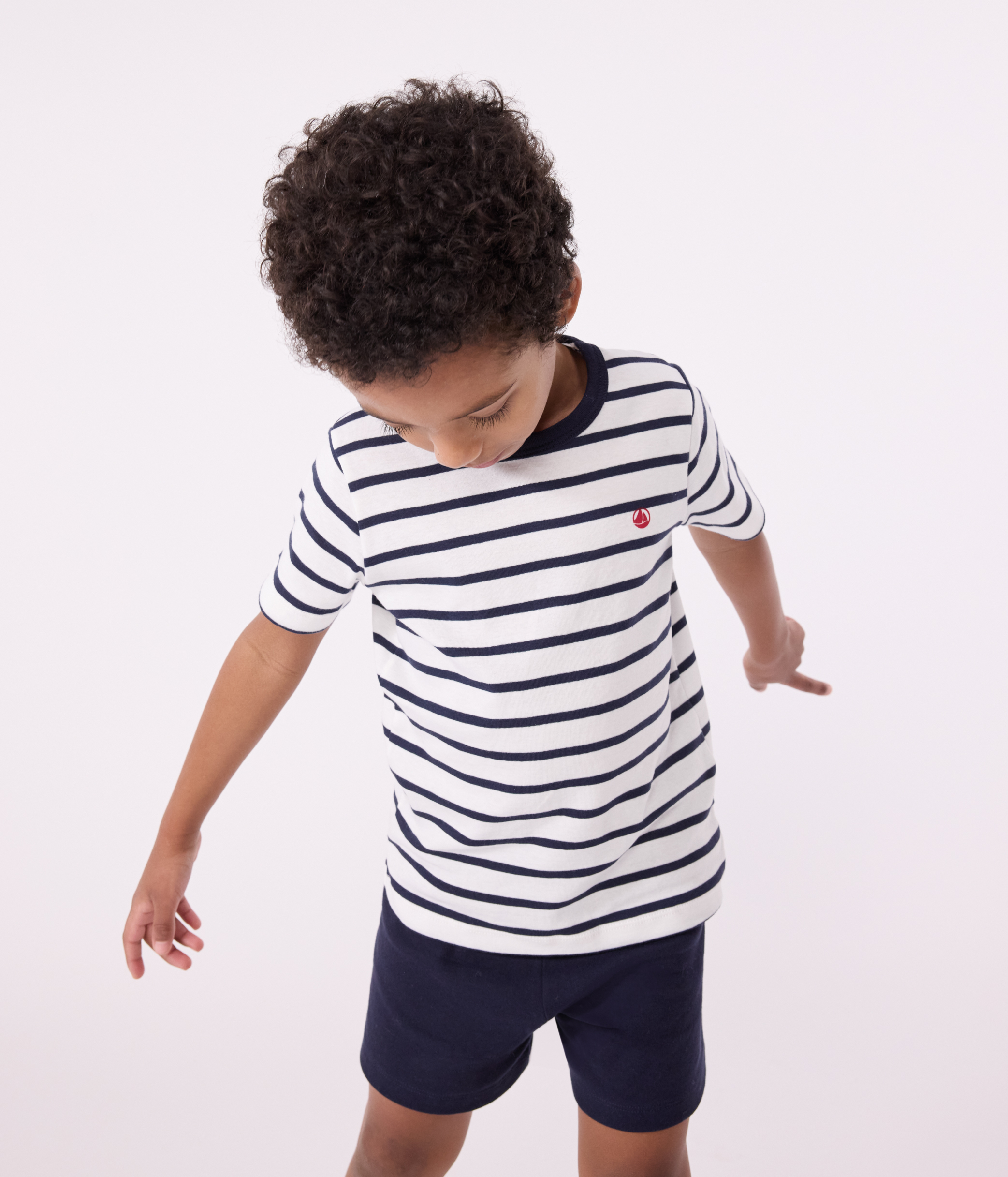 Petit Bateau Marinière Garçon - Tee-shirt Rayé Iconique Enfant