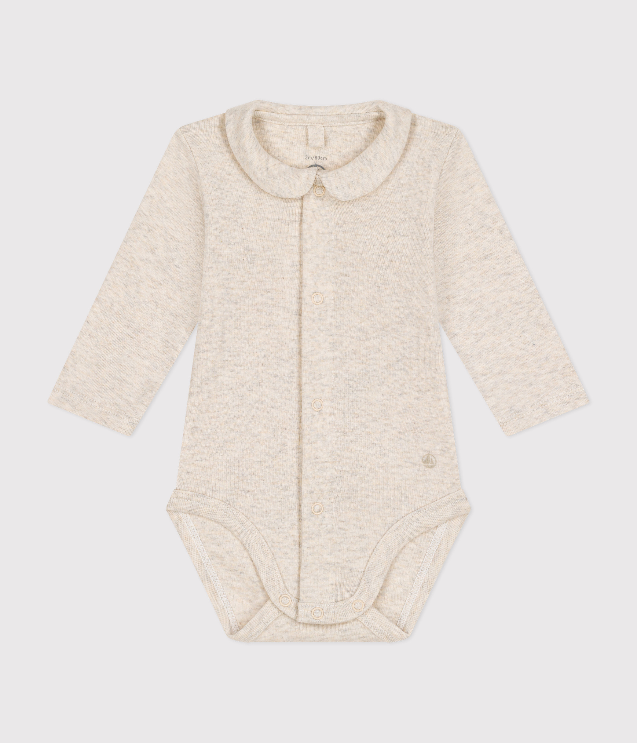 Petit Bateau Body Bébé Manches Longues Laine Et Coton - Chaud Et Doux Pour Hiver