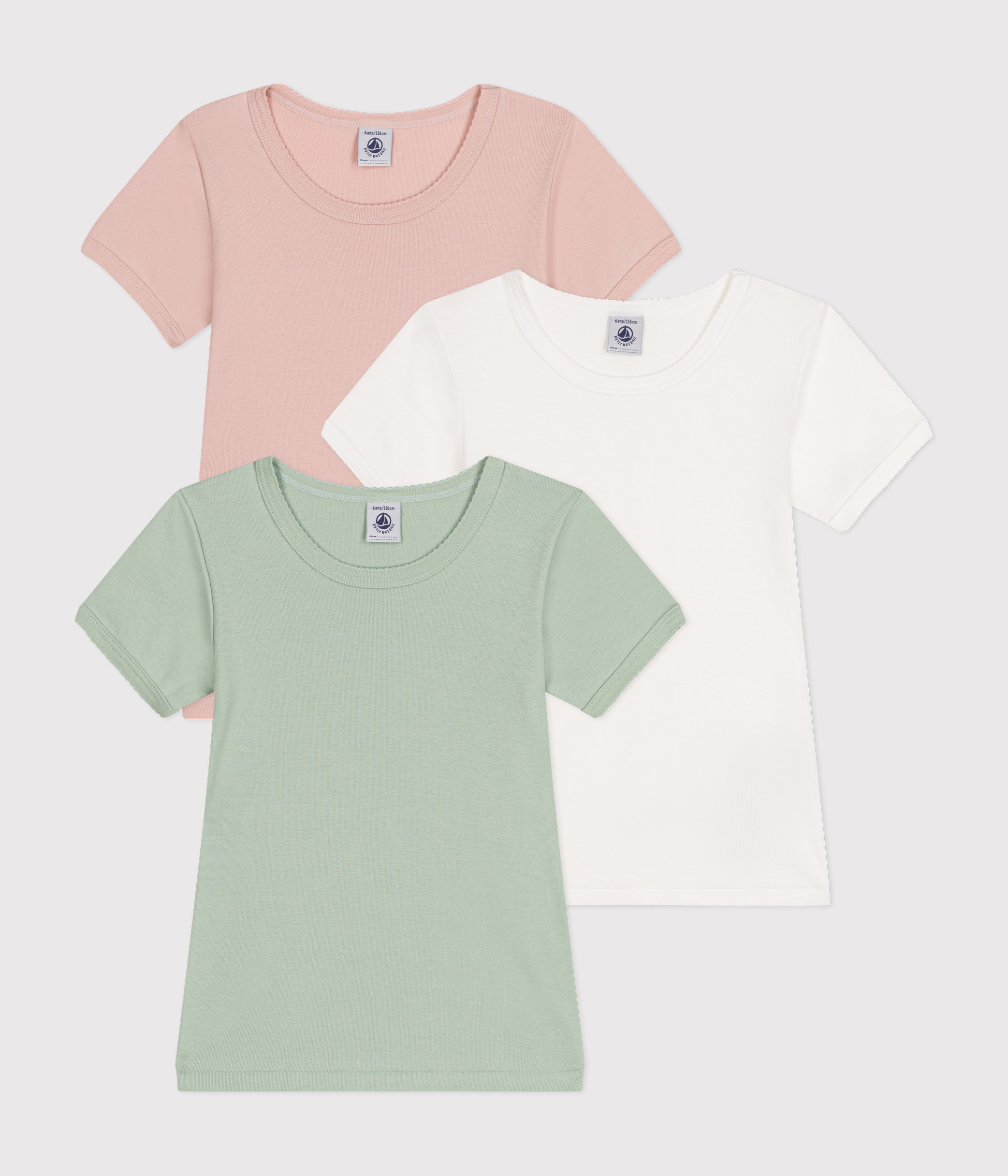 T-shirt manches courtes Petit Bateau 6 mois