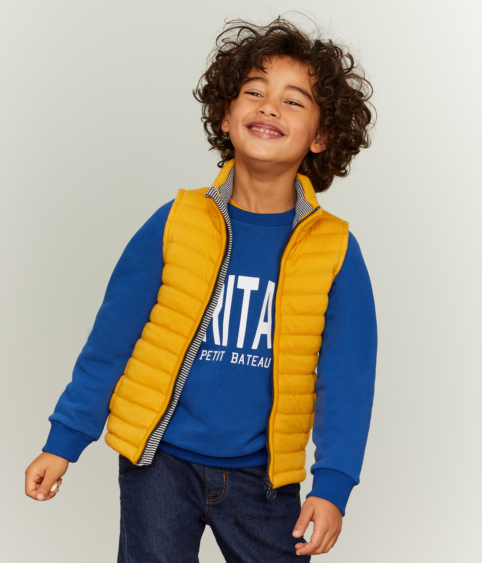 Blouson sans manche enfant mixte
