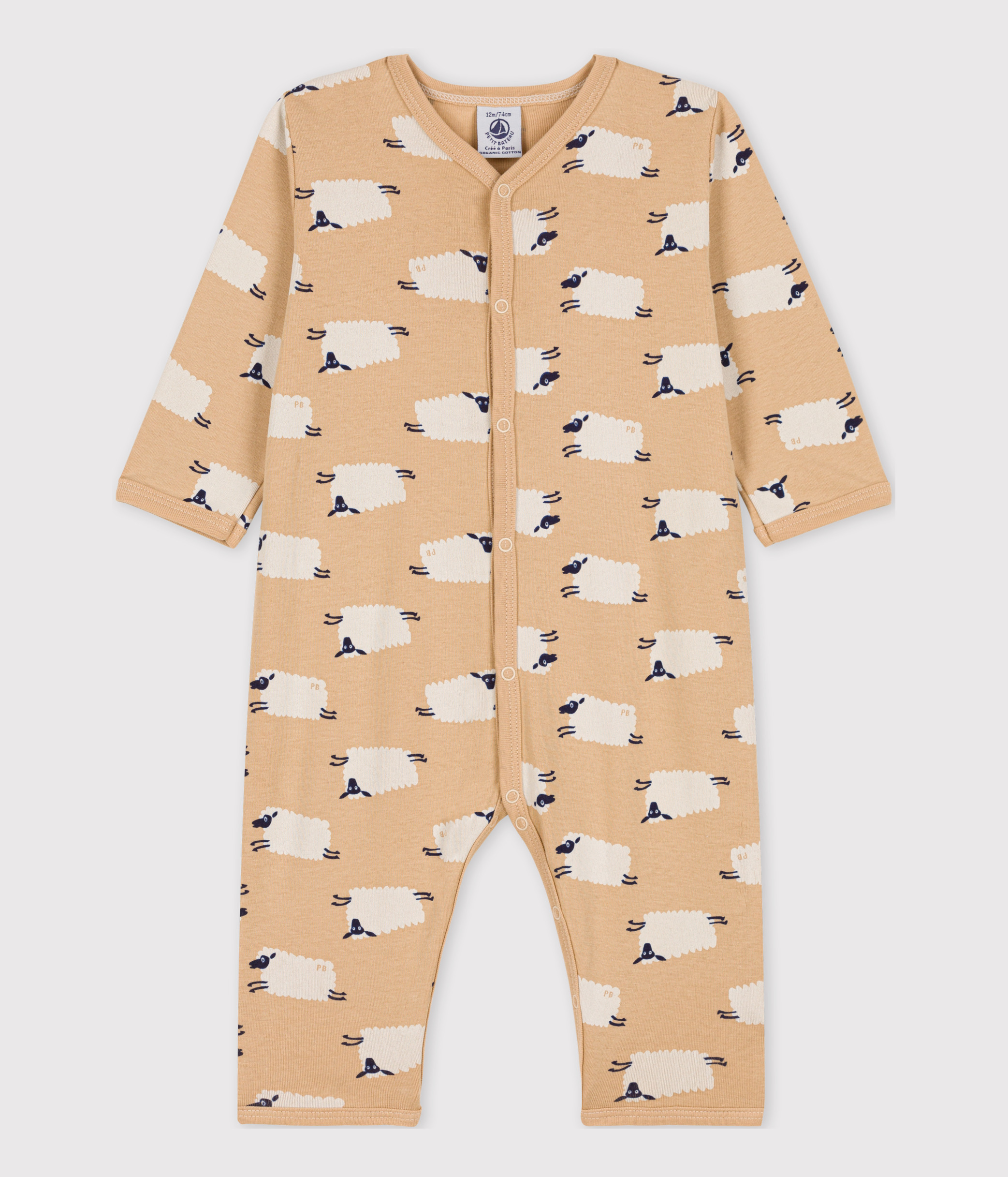 Pyjama Bébé Sans Pieds Petit Bateau - Confortable Et Facile à Changer, En Coton Bio - 9