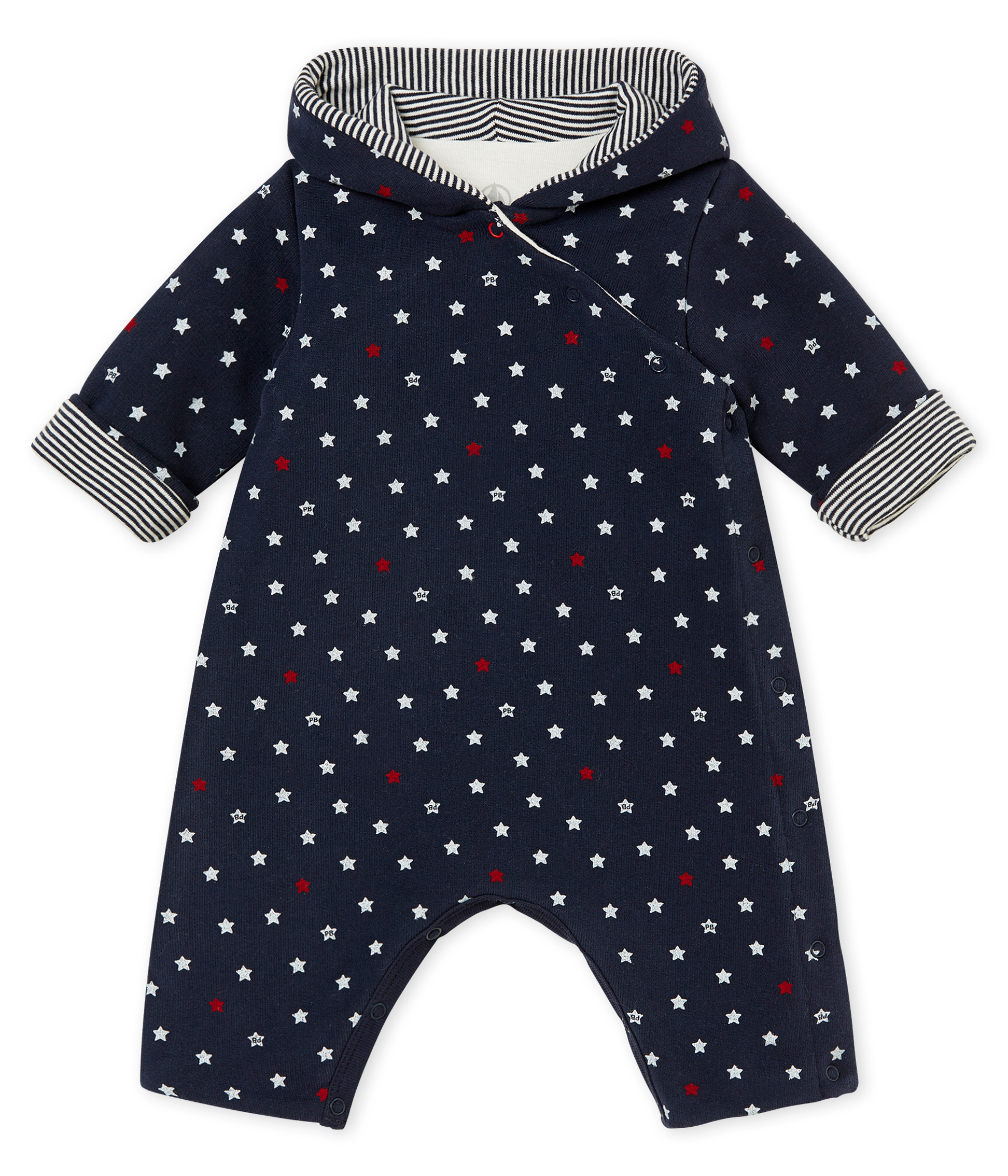 Combinaison Longue Bebe Garcon Imprimee D Etoiles Smoking Multico Petit Bateau