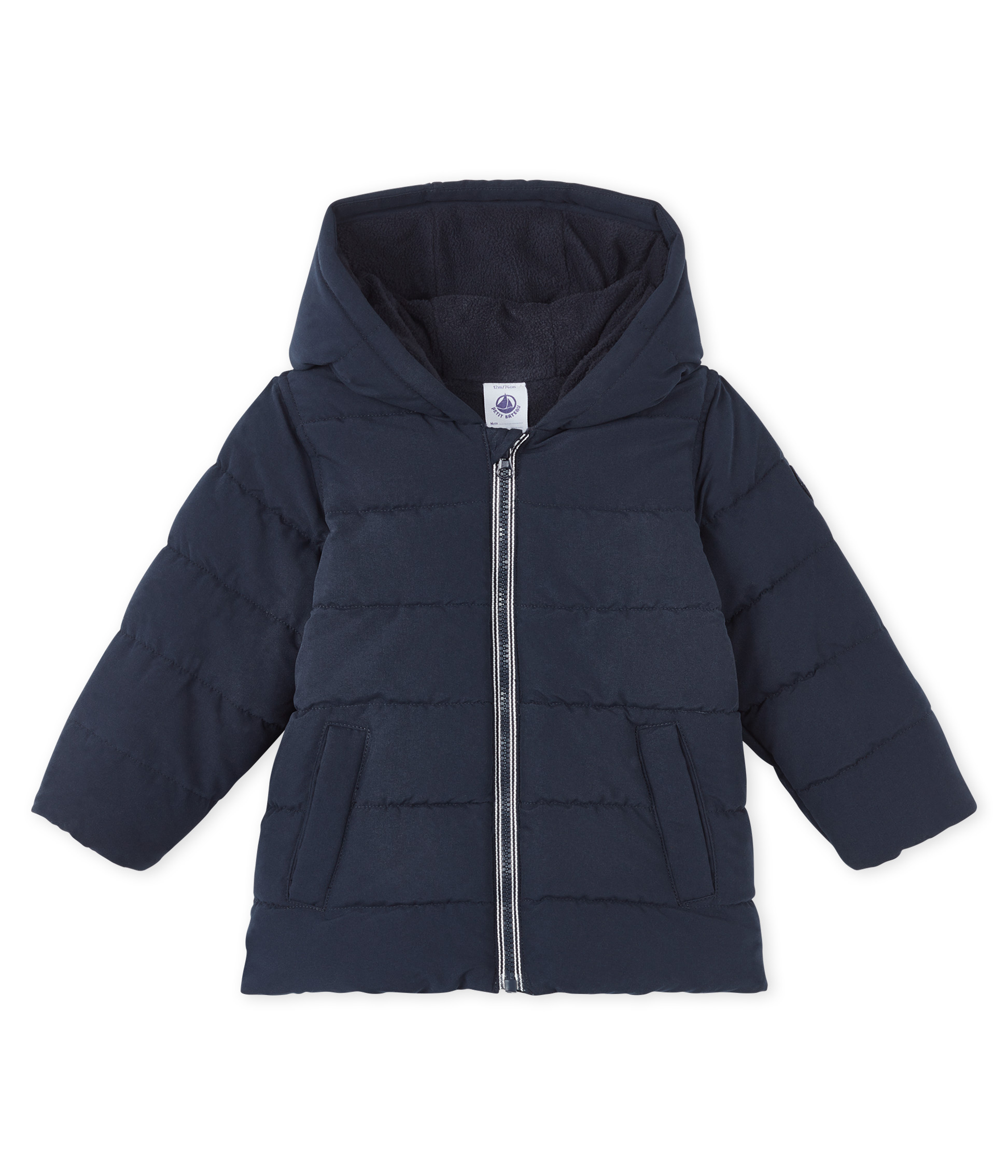 Doudoune bébé garçon en microfibre