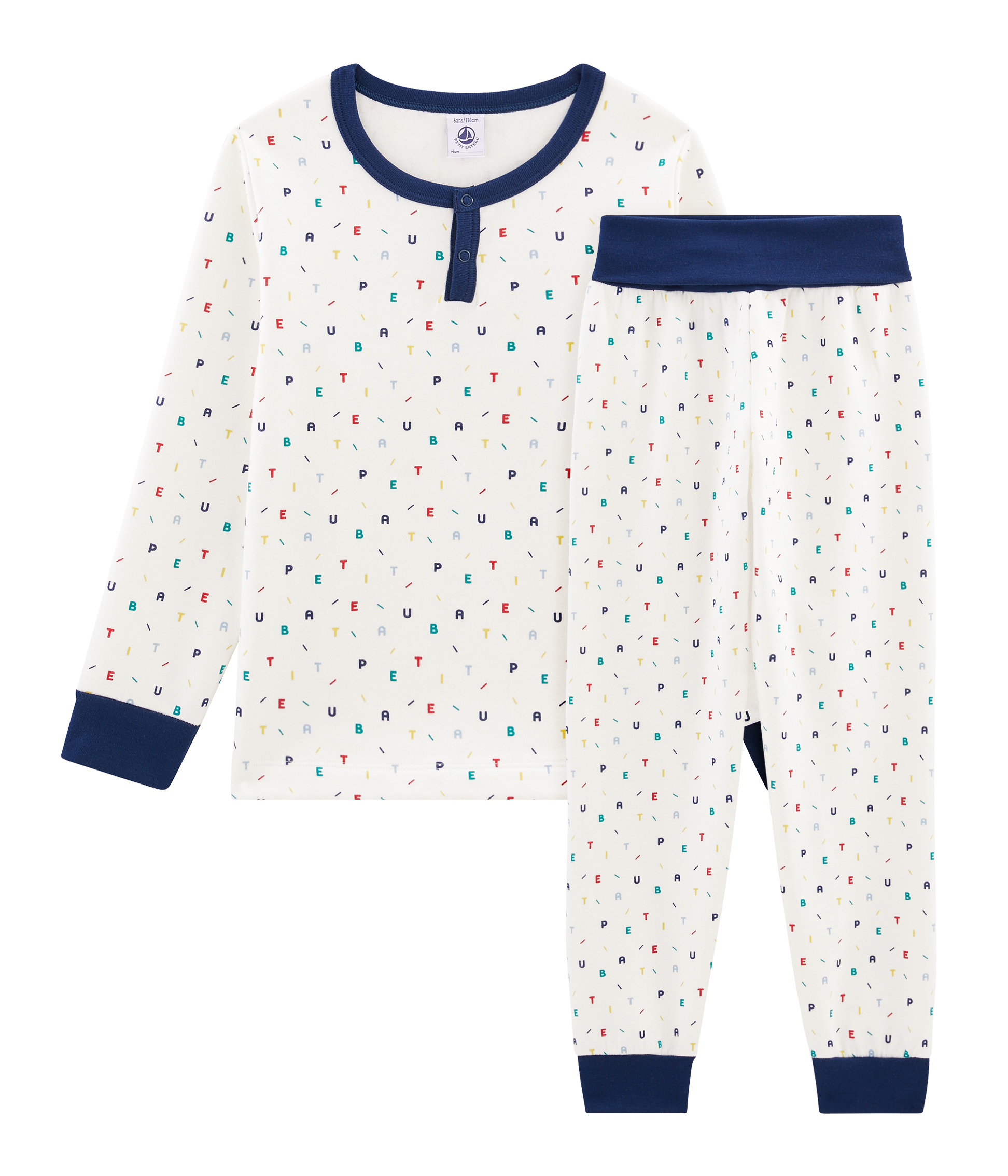 Haut De Pyjama Garçon Matalan, Bleu, Polyester, Manches Longues, Taille 6 Ans, Motif Marvel