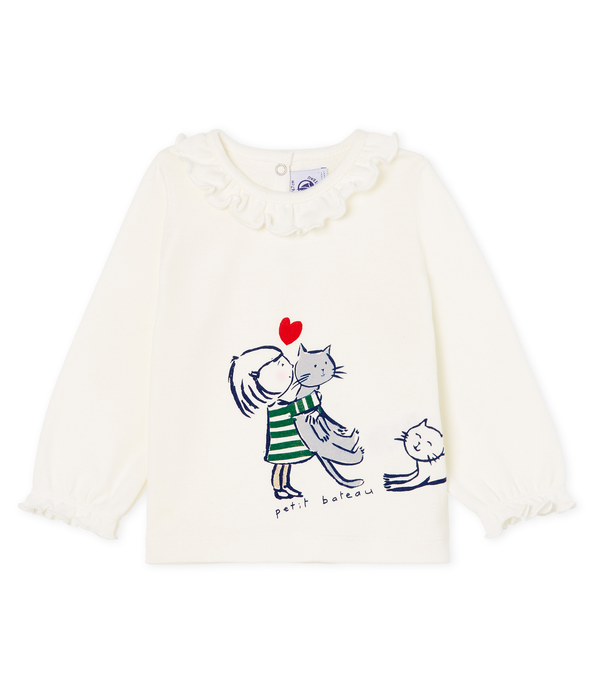 Blouse manches longues bébé fille