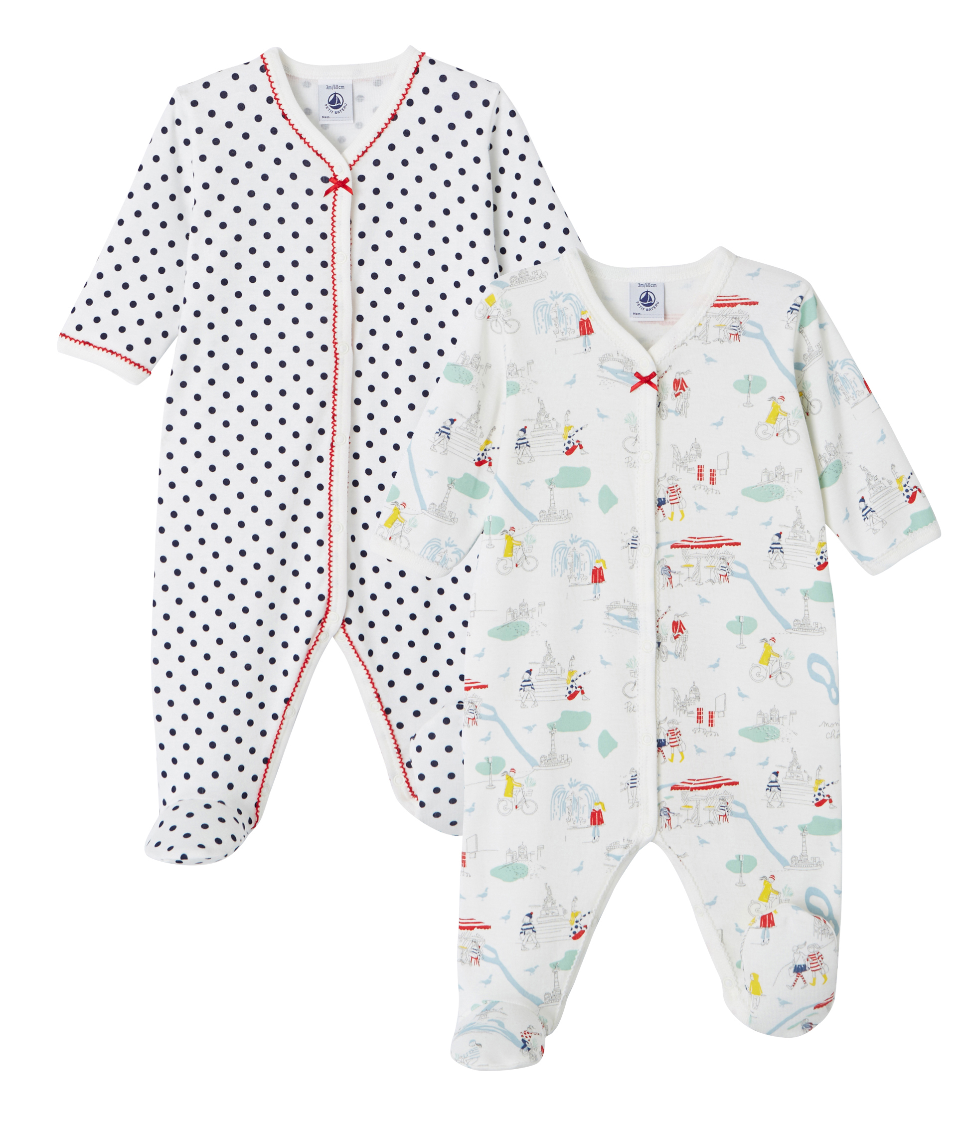 Pyjama Petit Bateau Bebe Pyjama Bébé Fille Petit Bateau - 100 - 2
