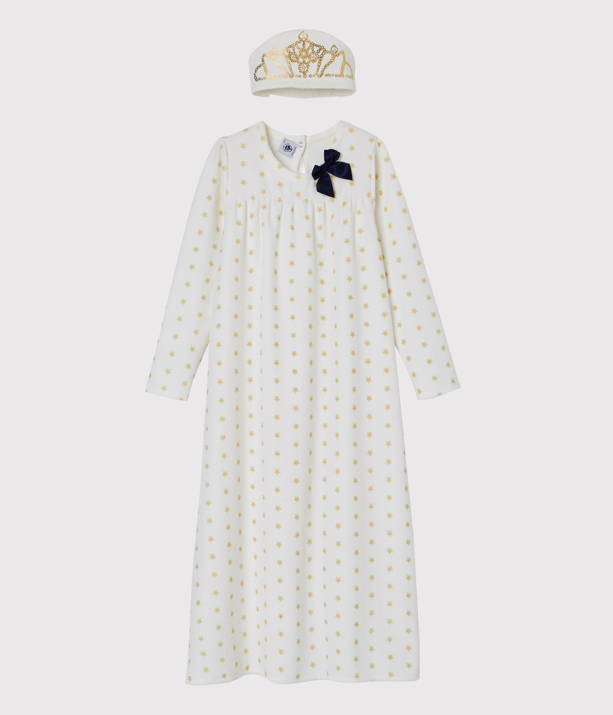 Petit Bateau Chemise De Nuit Bébé - 100% Coton - Molleton Doux - Mixte - Lavable En Machine