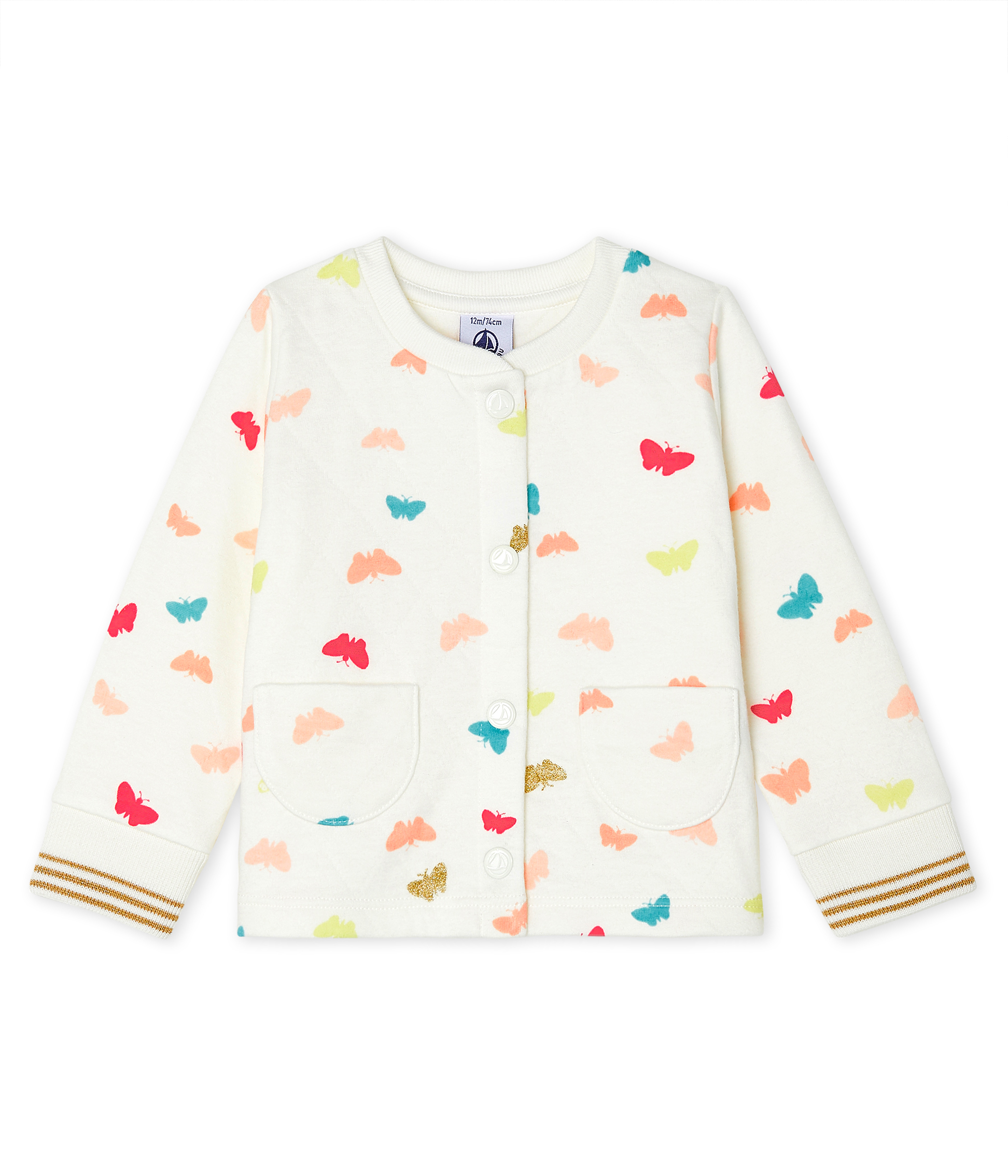 Petit Bateau 5697901 Cardigan B/éb/é Fille en Tubique