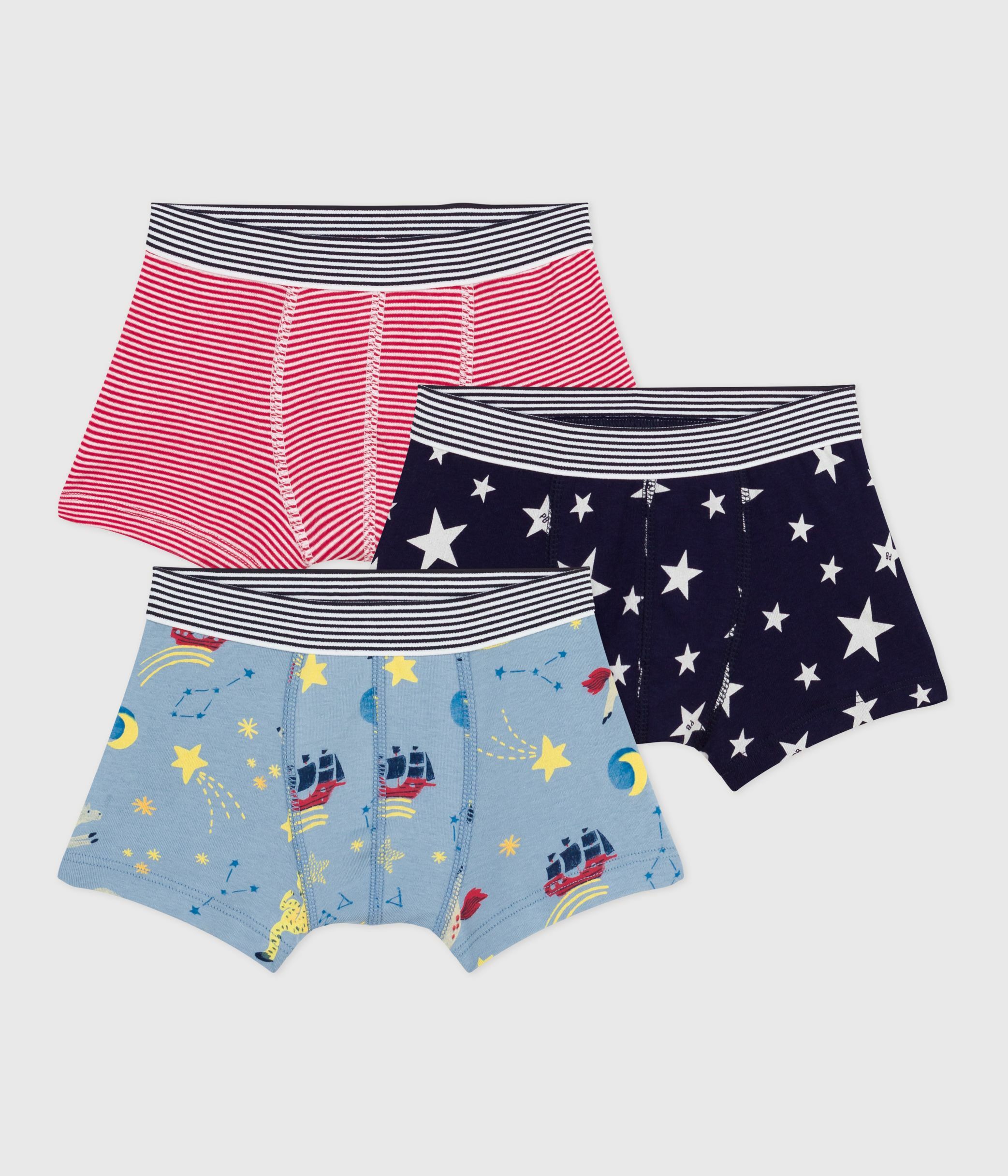 Lot De Culottes Enfant En Coton Froufrou Imprimé Pommes Variante 1