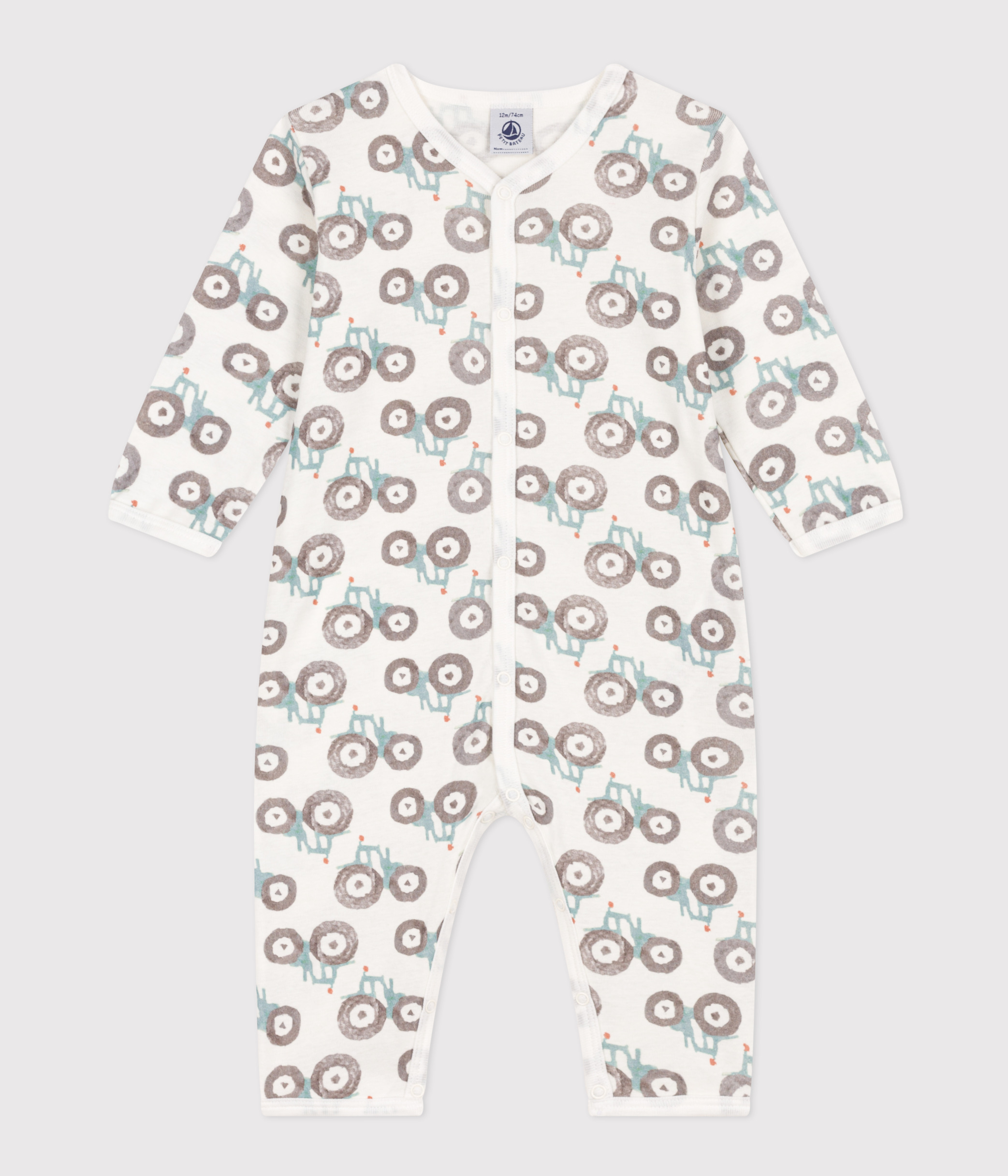 Babypyjama Petit Bateau Dors Bien Sans Pieds Saline/Multico